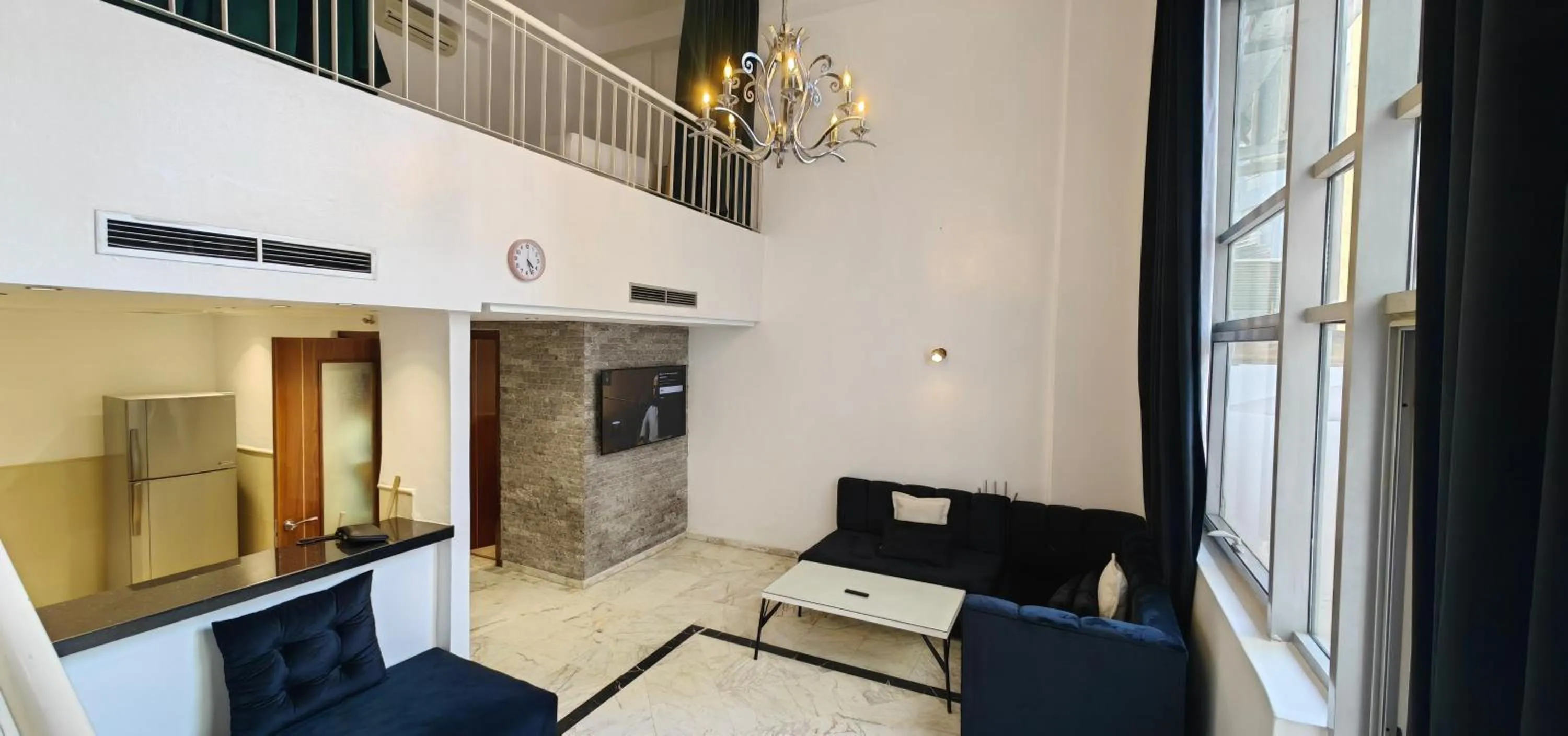 Communal lounge/ TV room in City Bleu Maroc