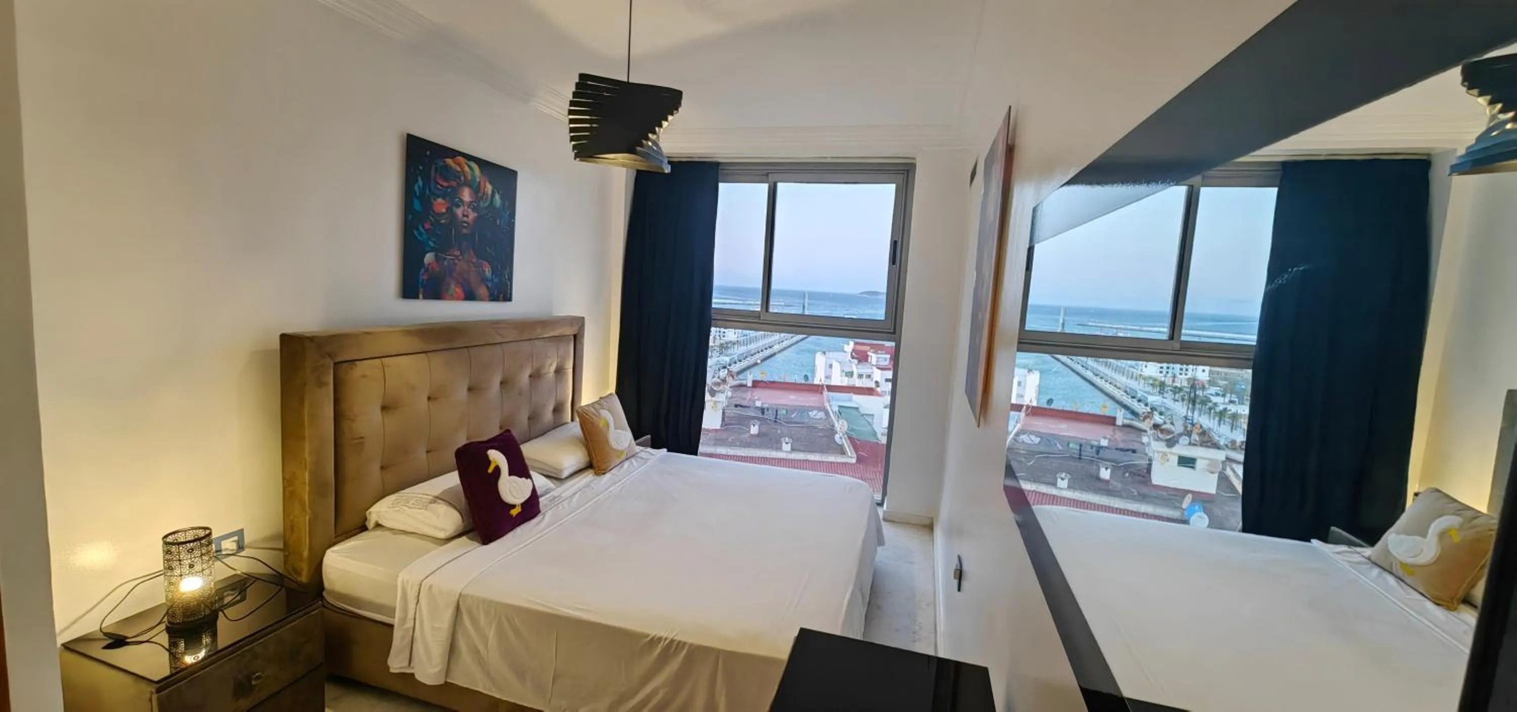 Bed in City Bleu Maroc