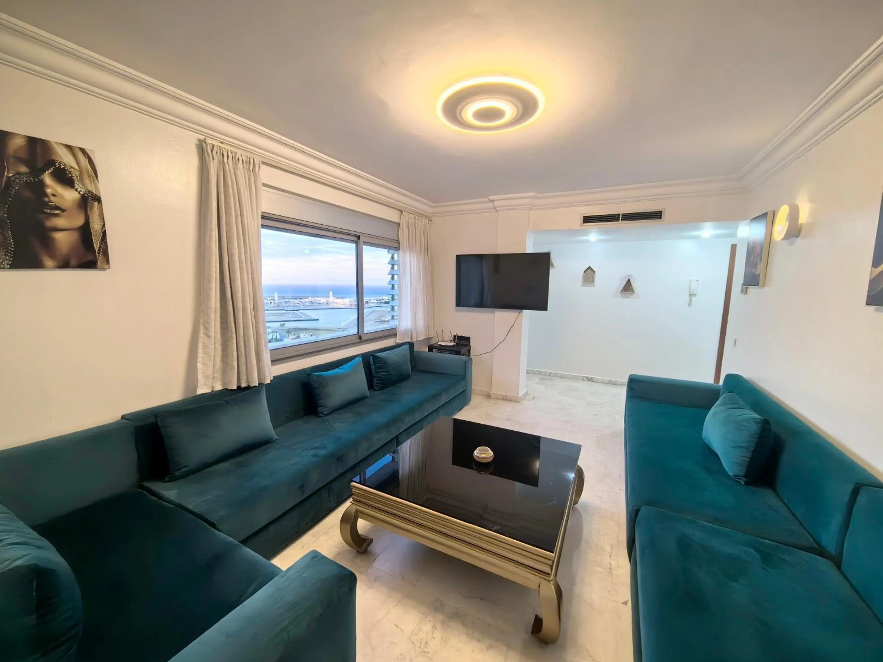 Communal lounge/ TV room in City Bleu Maroc