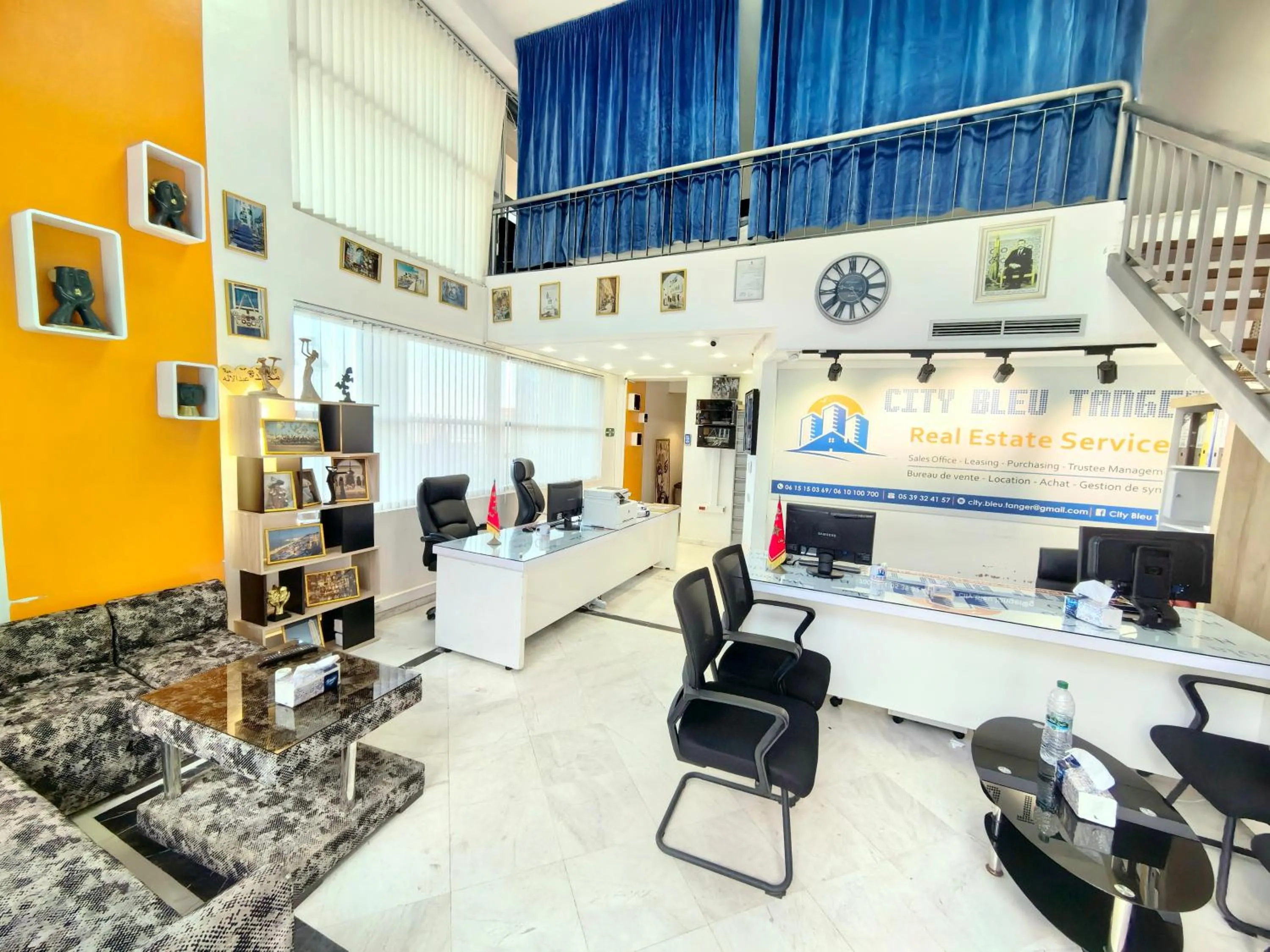 Lobby or reception in City Bleu Maroc