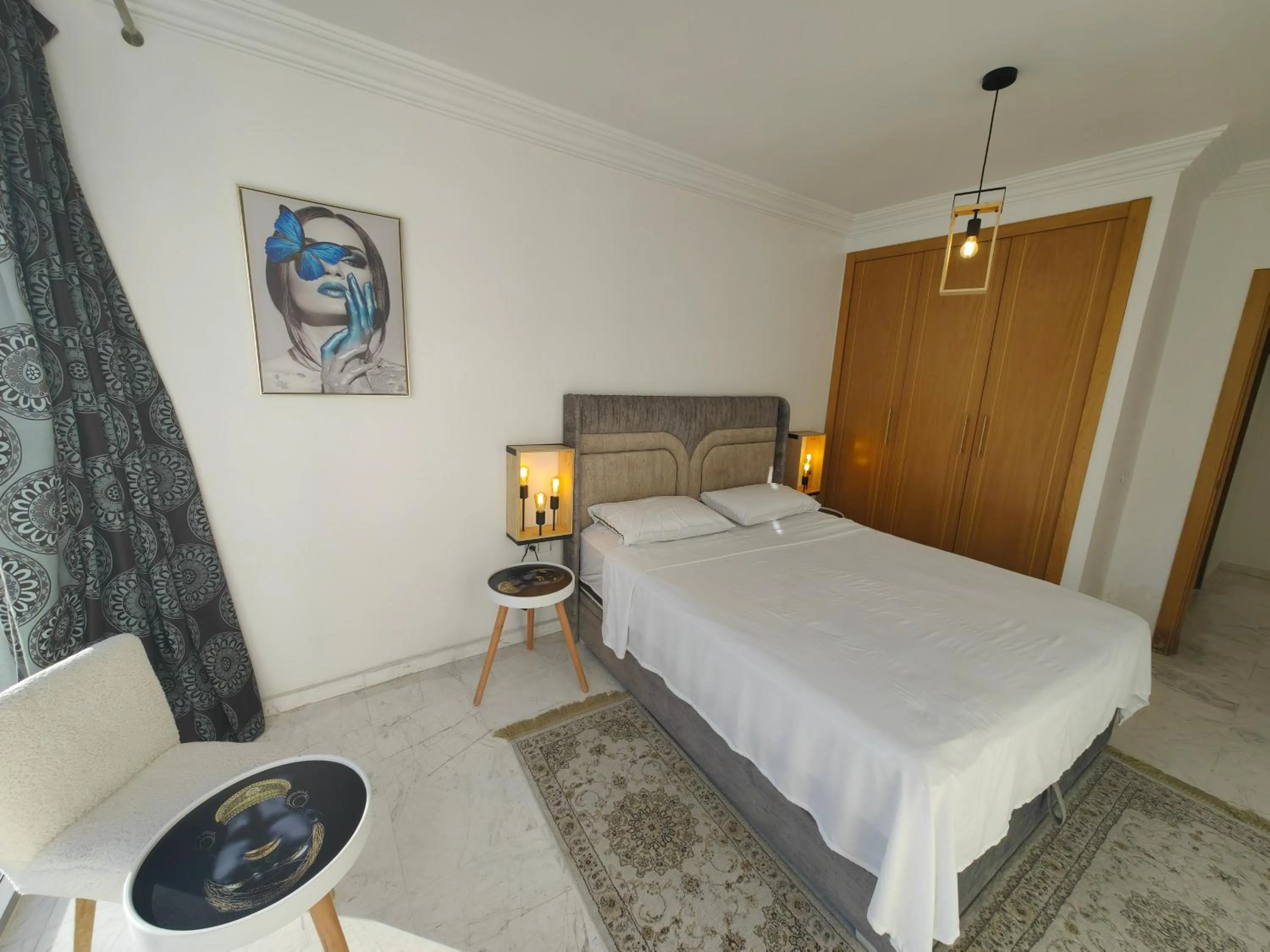 Bed in City Bleu Maroc