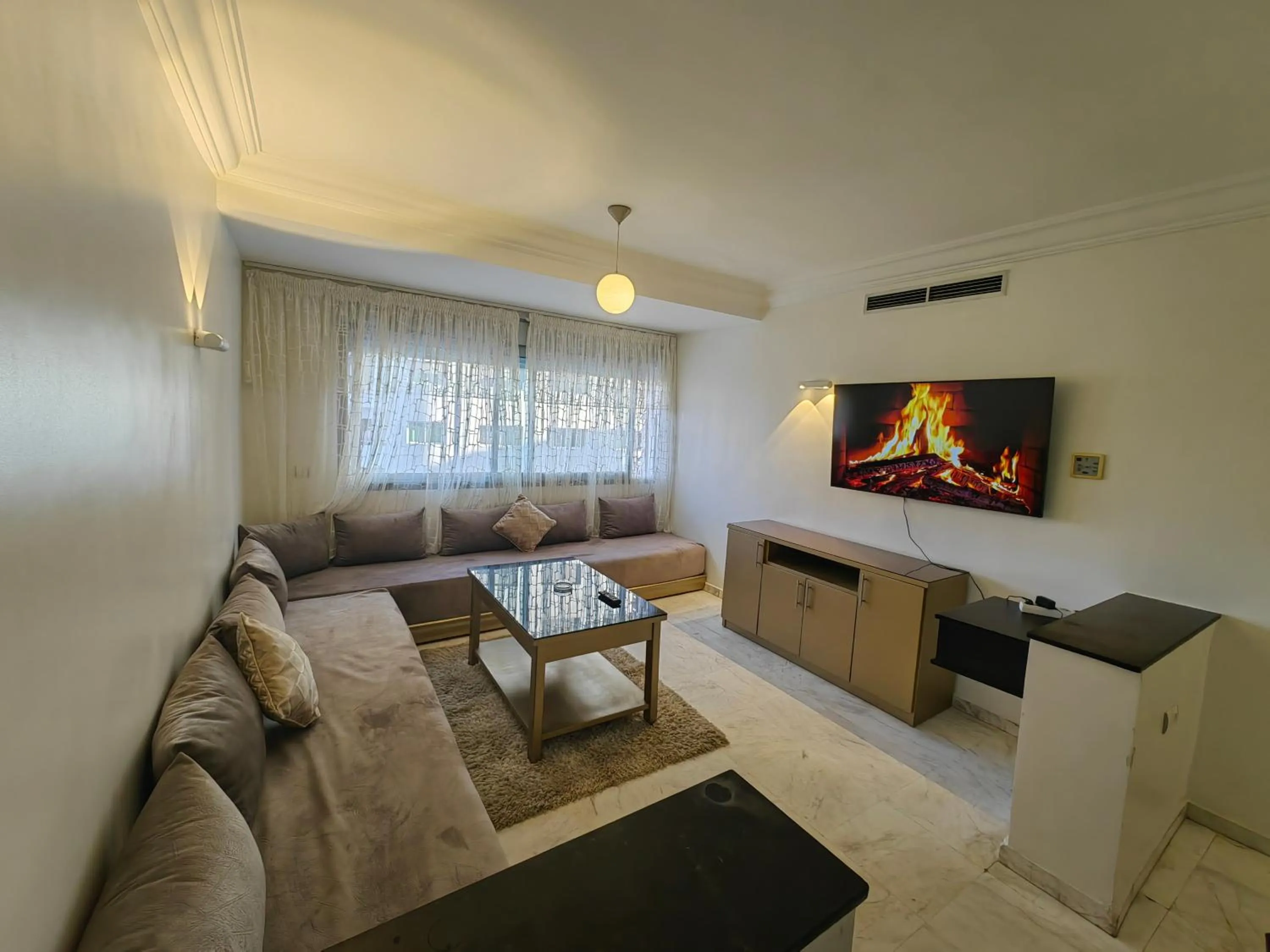 Communal lounge/ TV room in City Bleu Maroc