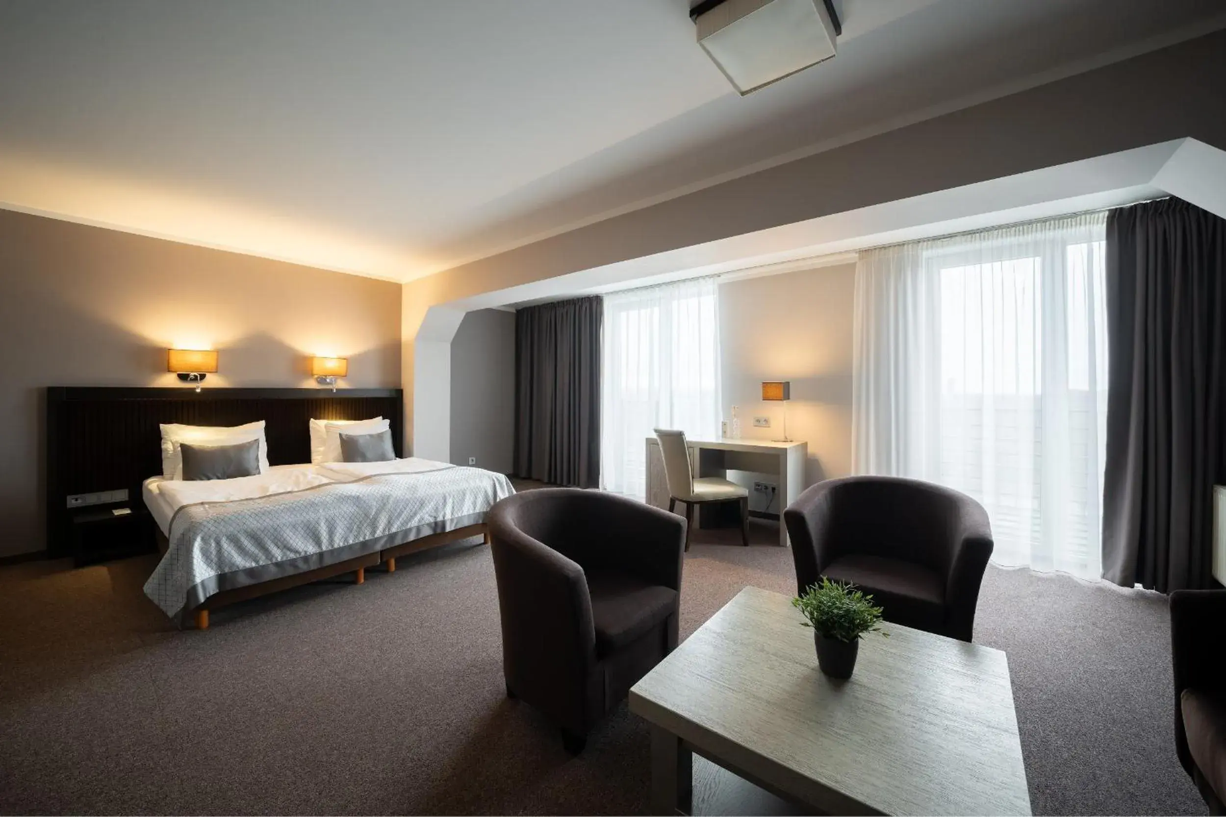 Superior Double Room with Kitchenette in Bellevue Park Hotel Riga with FREE Parking Superior Double Room with Kitchenette in Bellevue Park Hotel Riga with FREE Parking