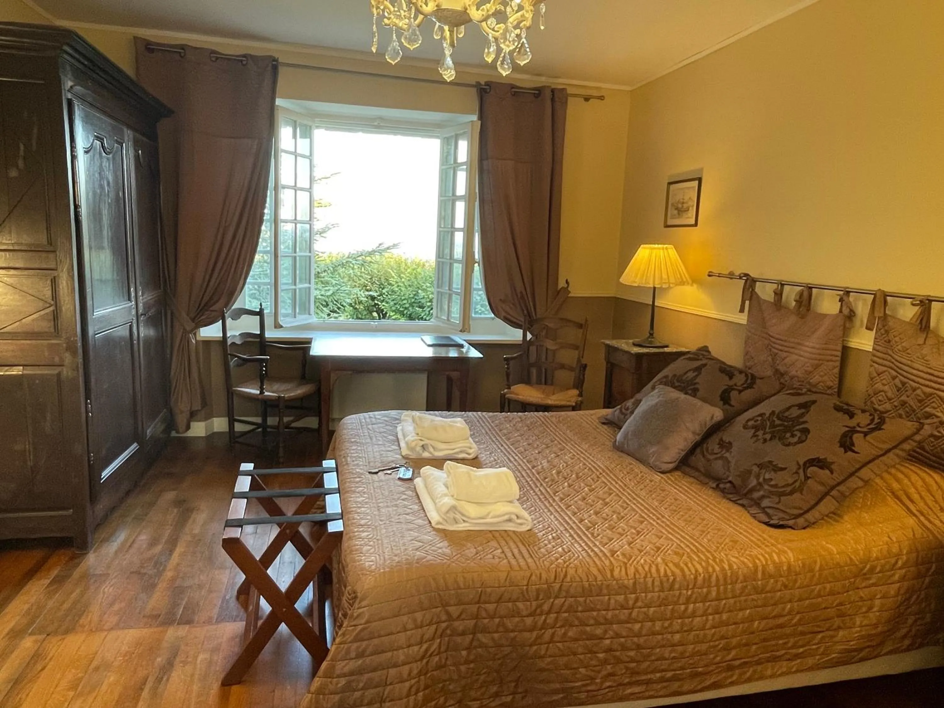 Bed in Hattonchatel Château & Restaurant La Table du Château