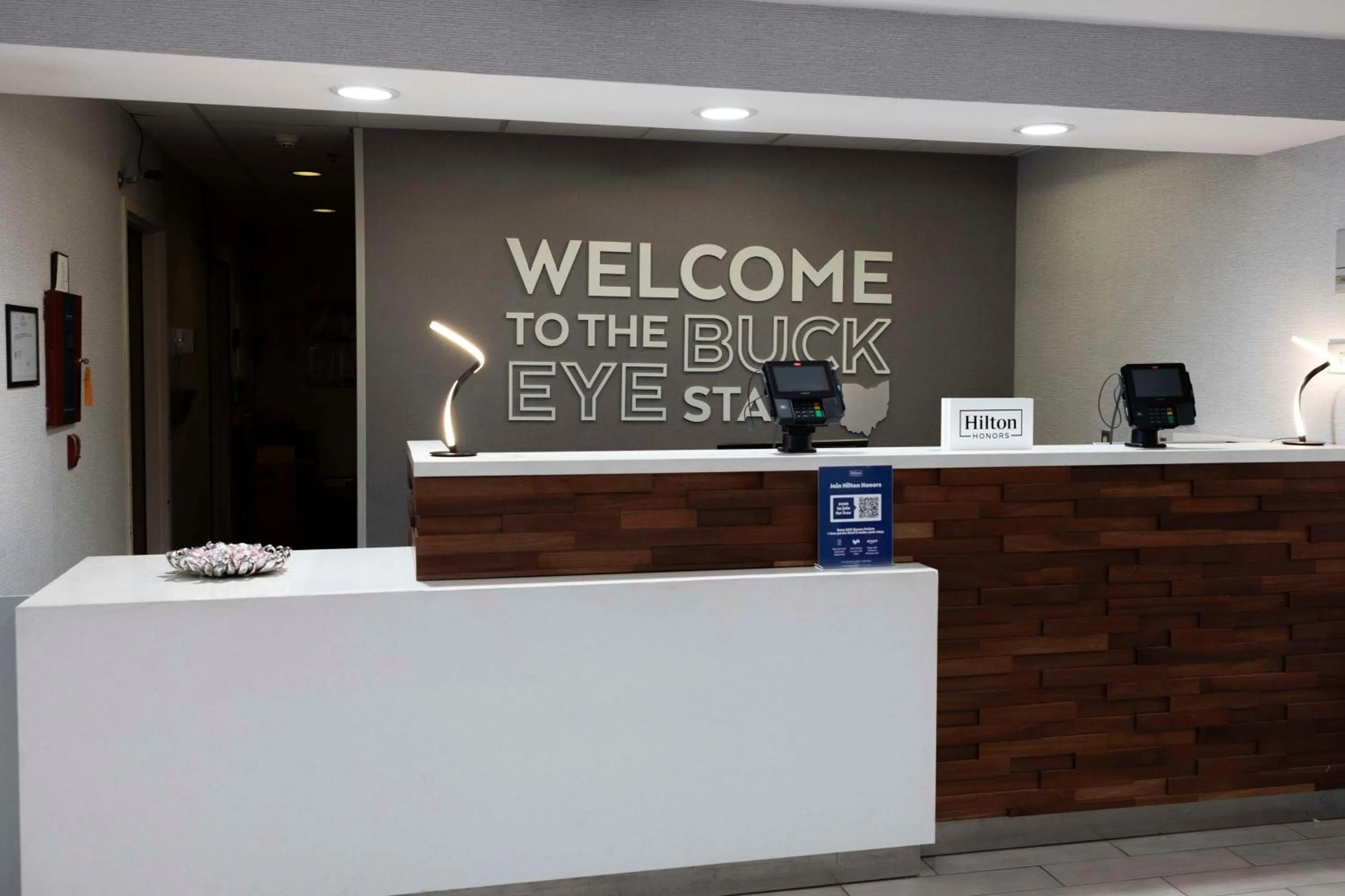 Lobby or reception in Hampton Inn Kent/Akron Area