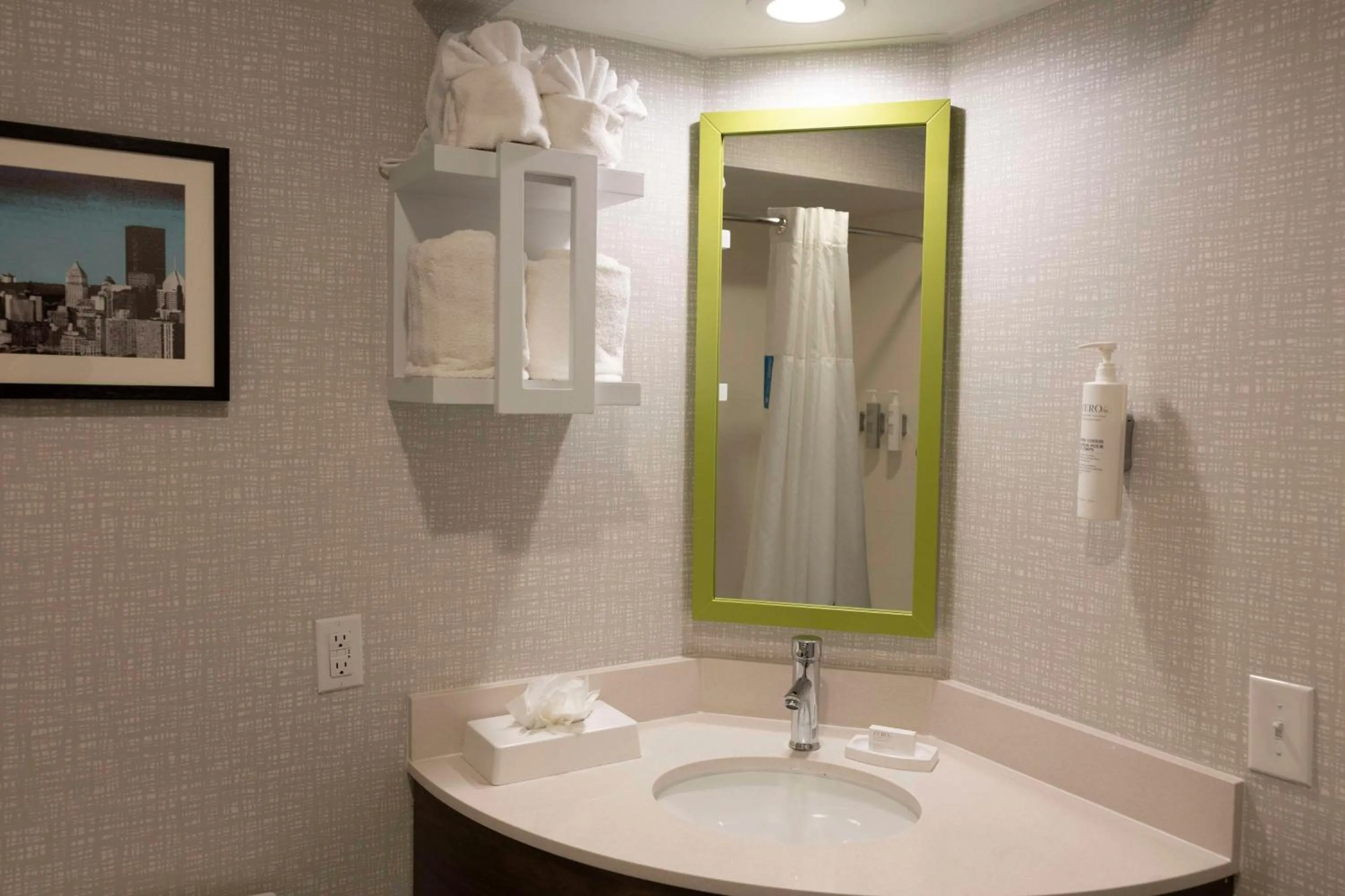 Bathroom in Hampton Inn Kent/Akron Area