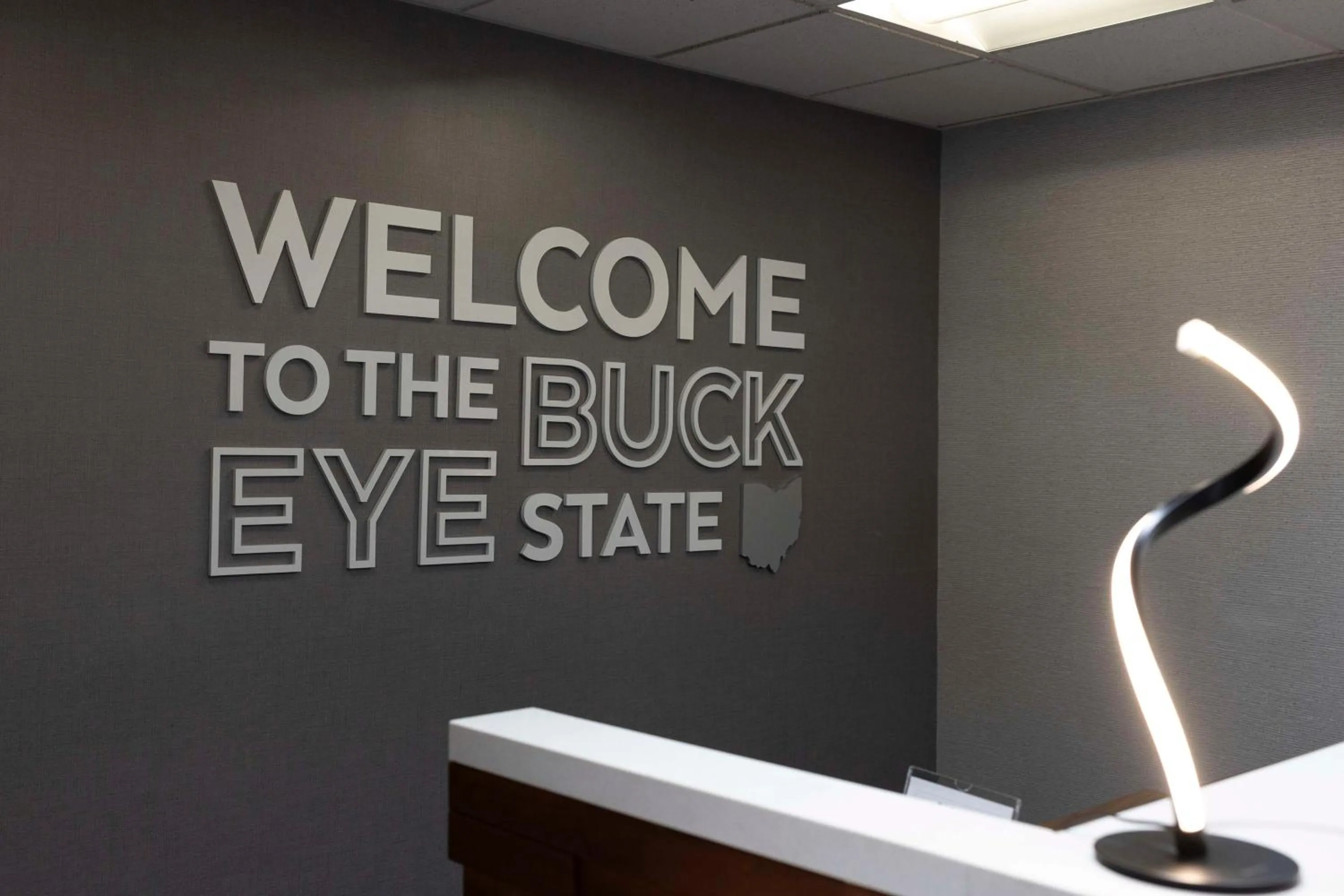 Lobby or reception in Hampton Inn Kent/Akron Area