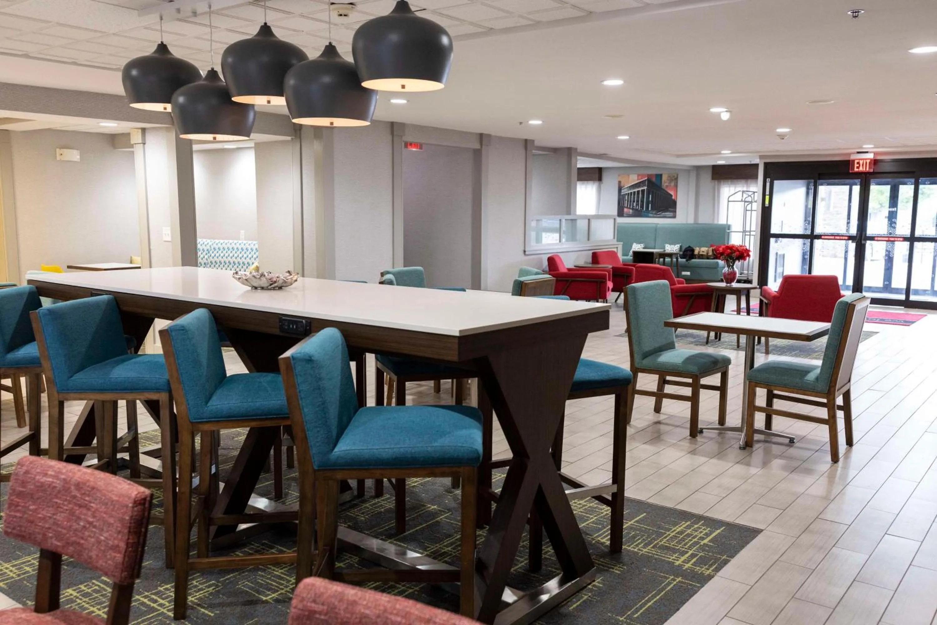 Lobby or reception in Hampton Inn Kent/Akron Area