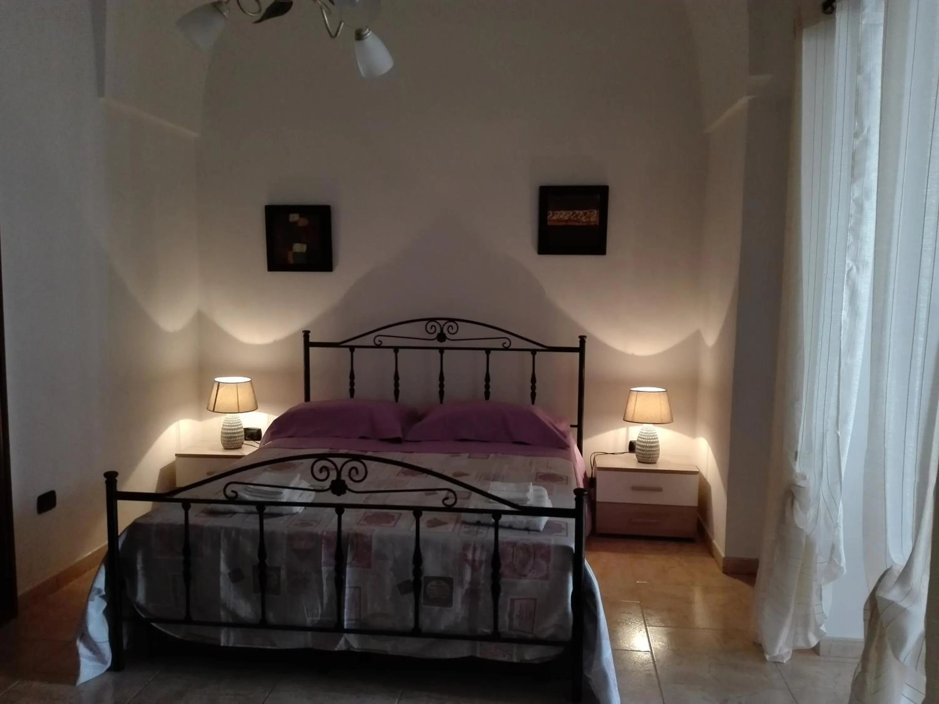 Bed in Il melograno b&b