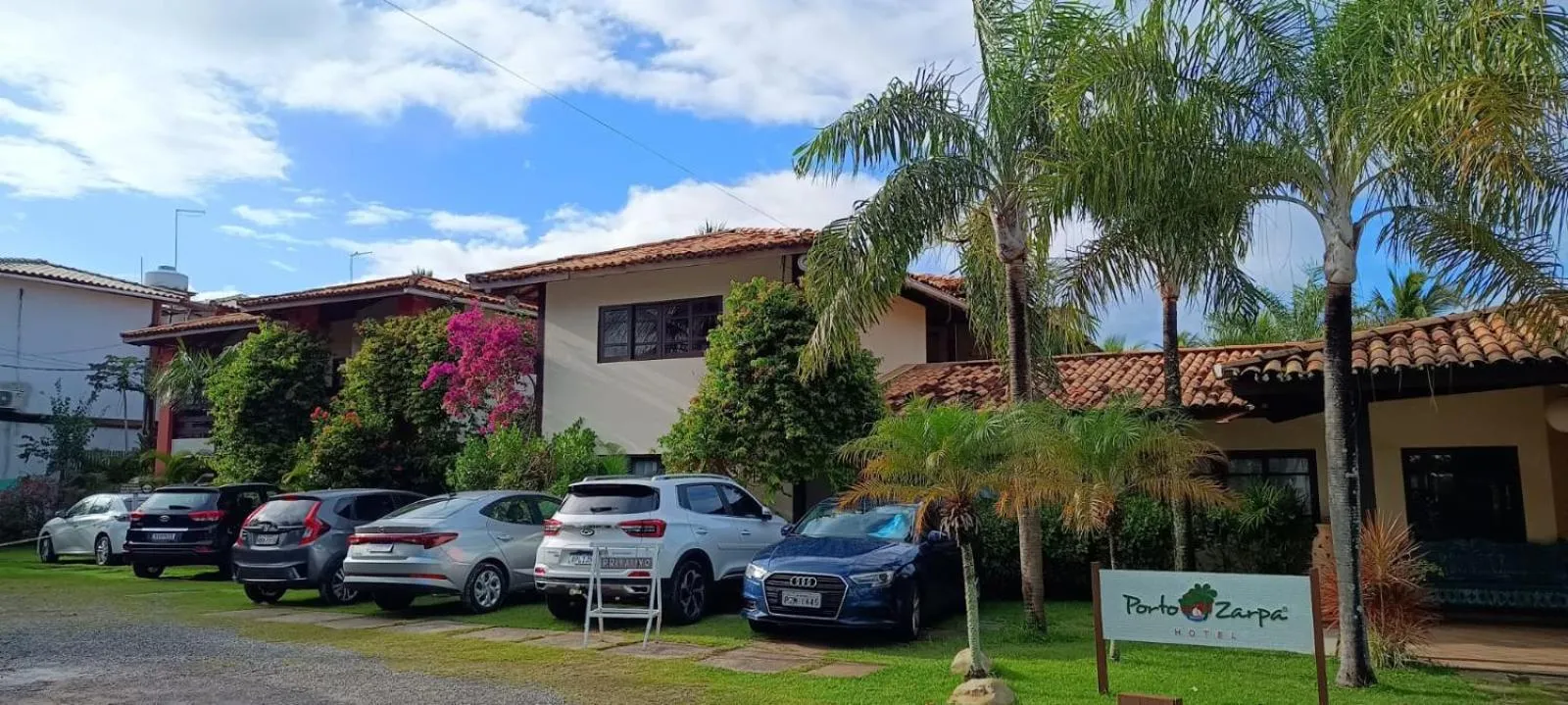 Parking in Porto Zarpa Hotel