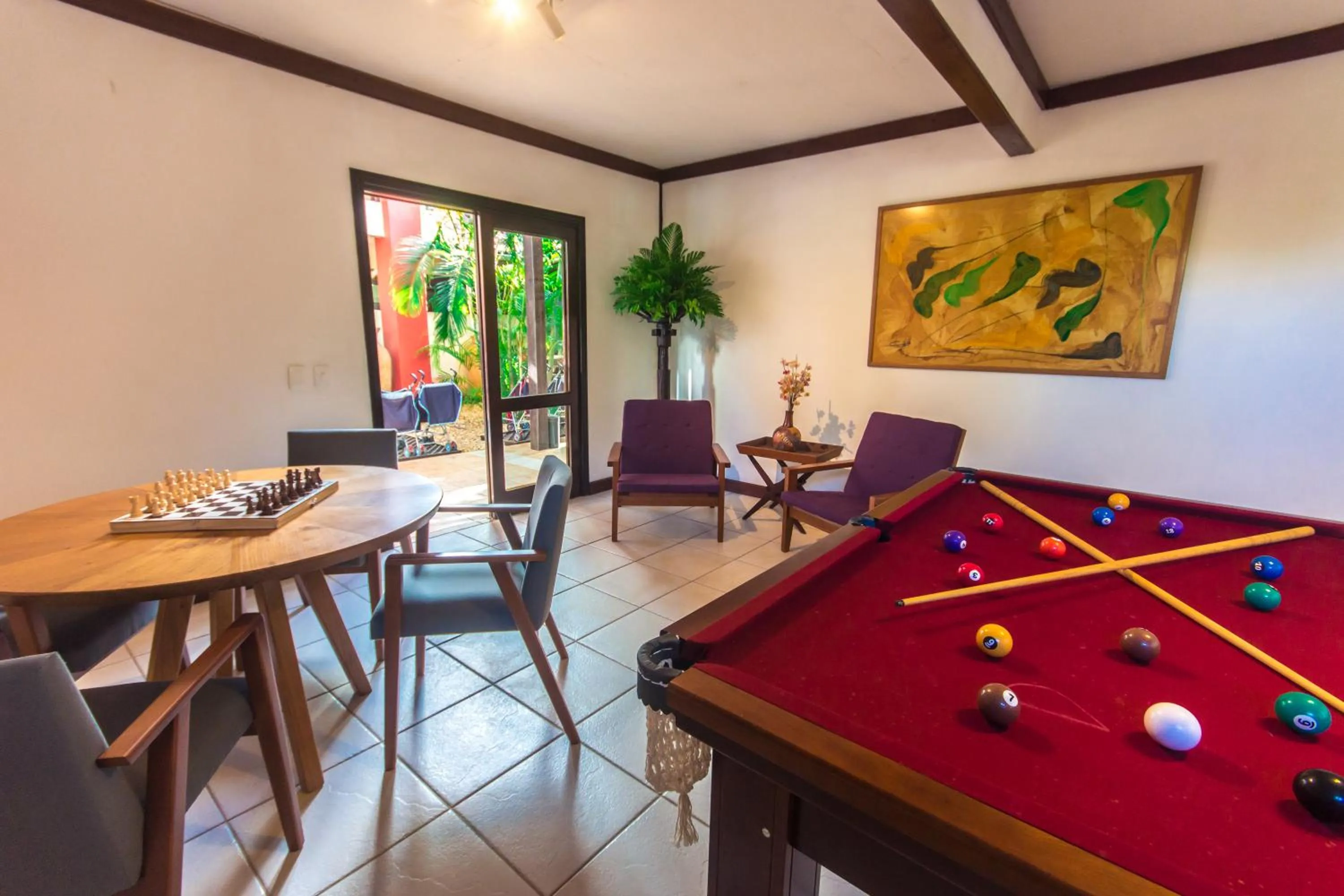 Game Room in Porto Zarpa Hotel