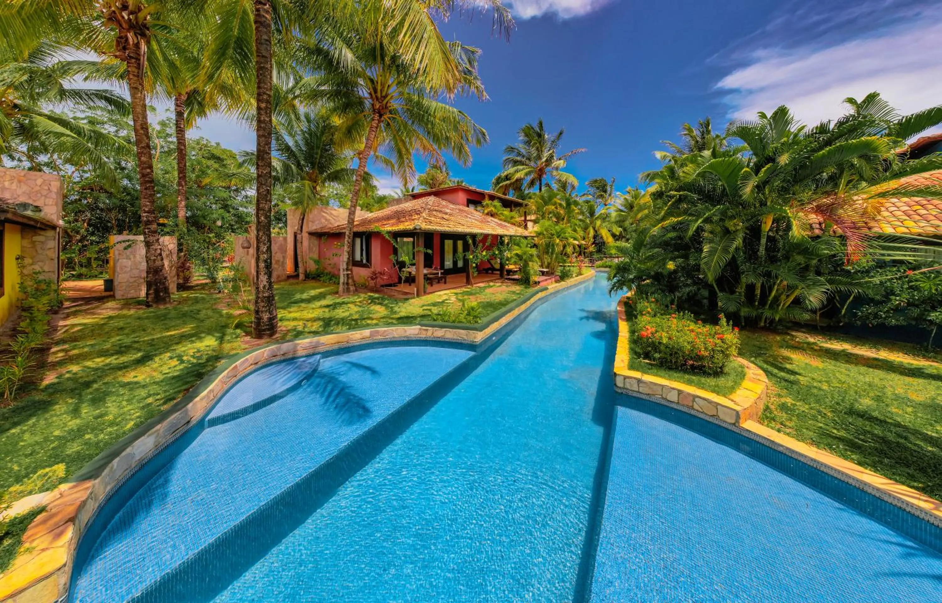 Garden view in Domus Villas