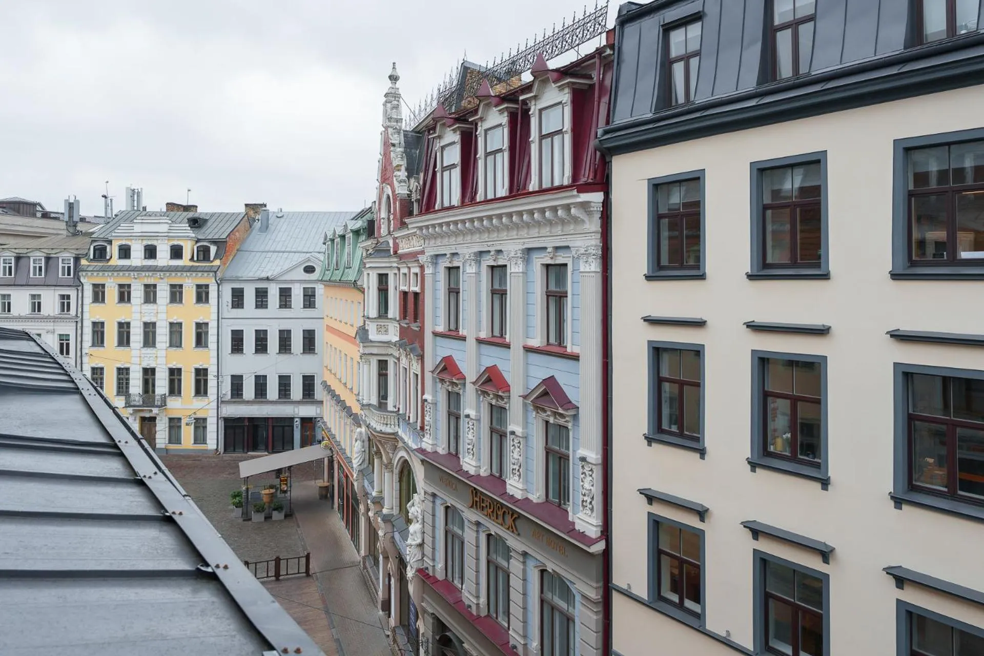 Street view in Rija Domus Hotel
