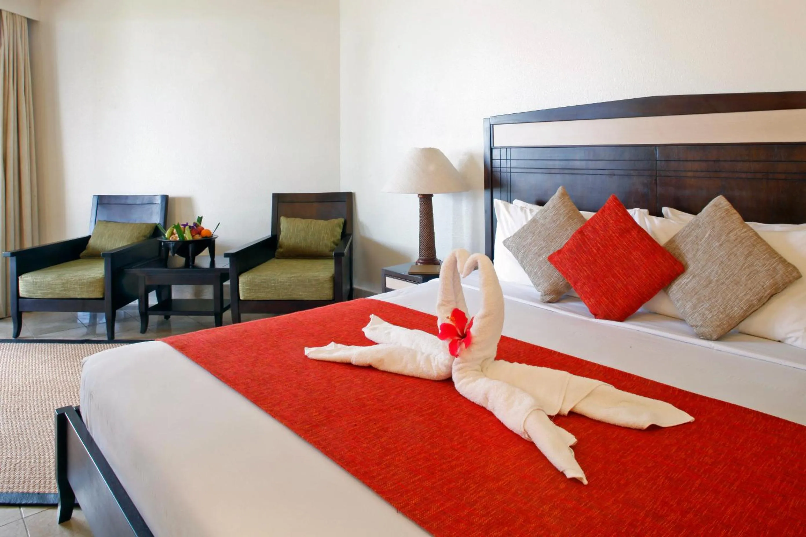 Bed in The Warwick Fiji