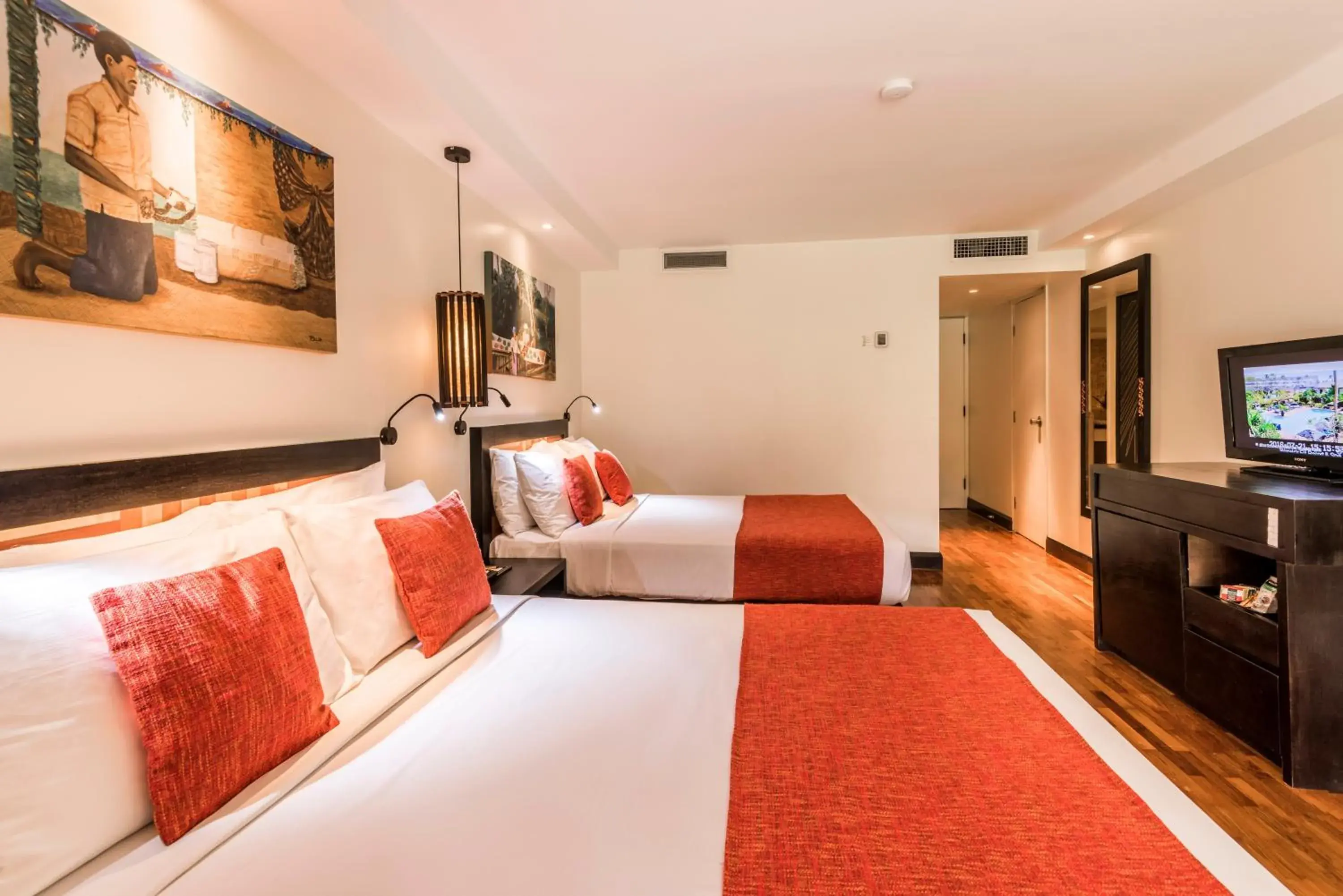 Double Room with Garden View in The Warwick Fiji Double Room with Garden View in The Warwick Fiji