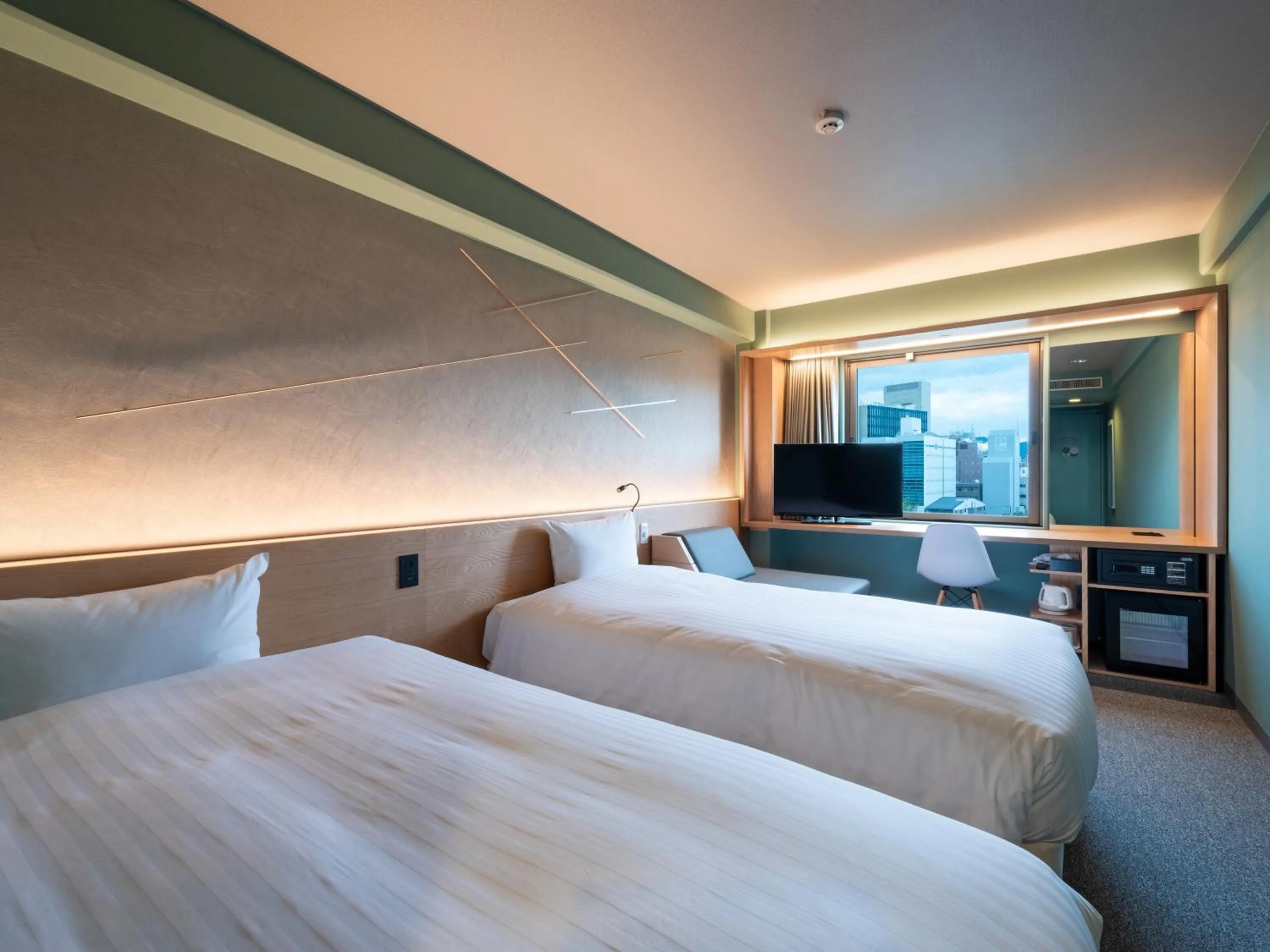 Bedroom, Bed in EN HOTEL Hiroshima