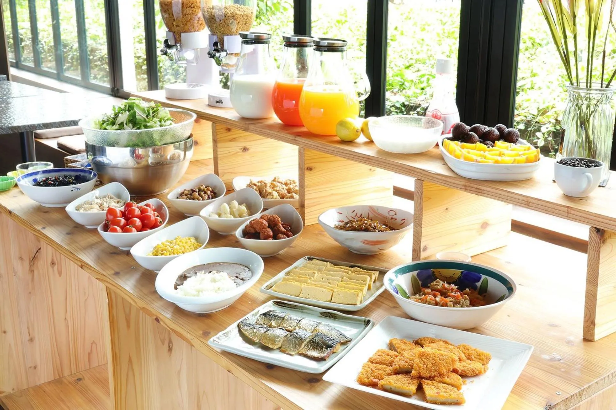 Buffet breakfast in EN HOTEL Hiroshima