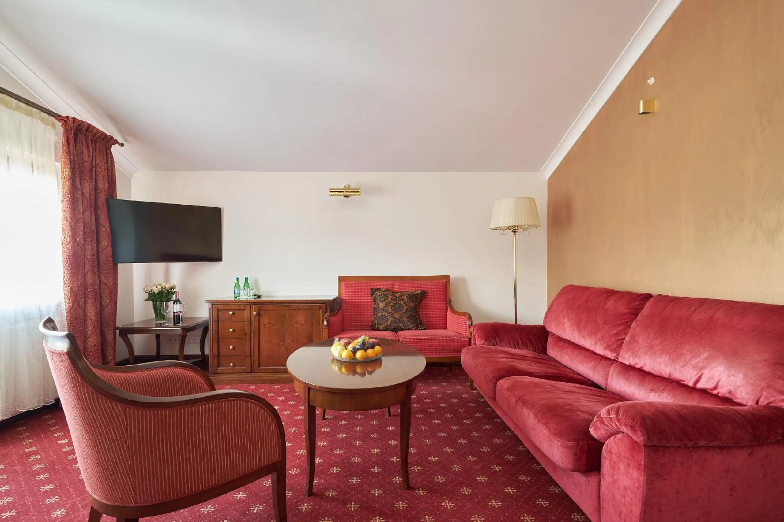 Living room, Seating Area in Woźniak Residence