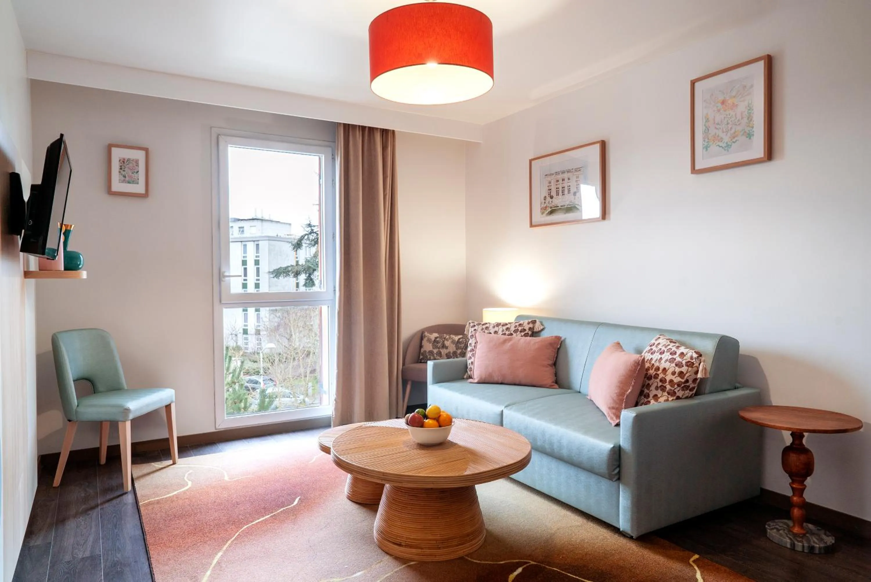 Living room in Residhome Paris-Guyancourt