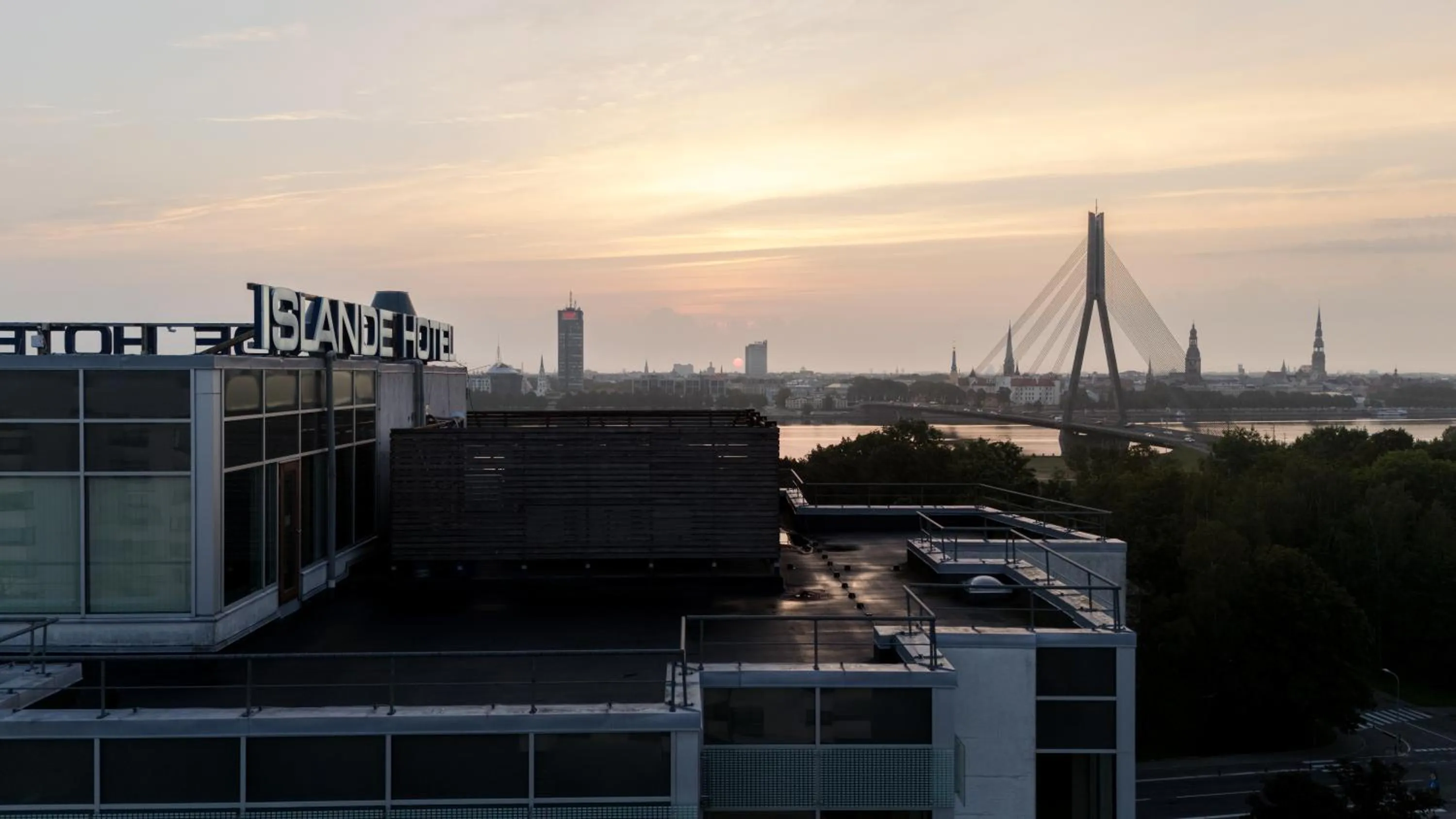 Property building in Riga Islande Hotel with FREE Parking