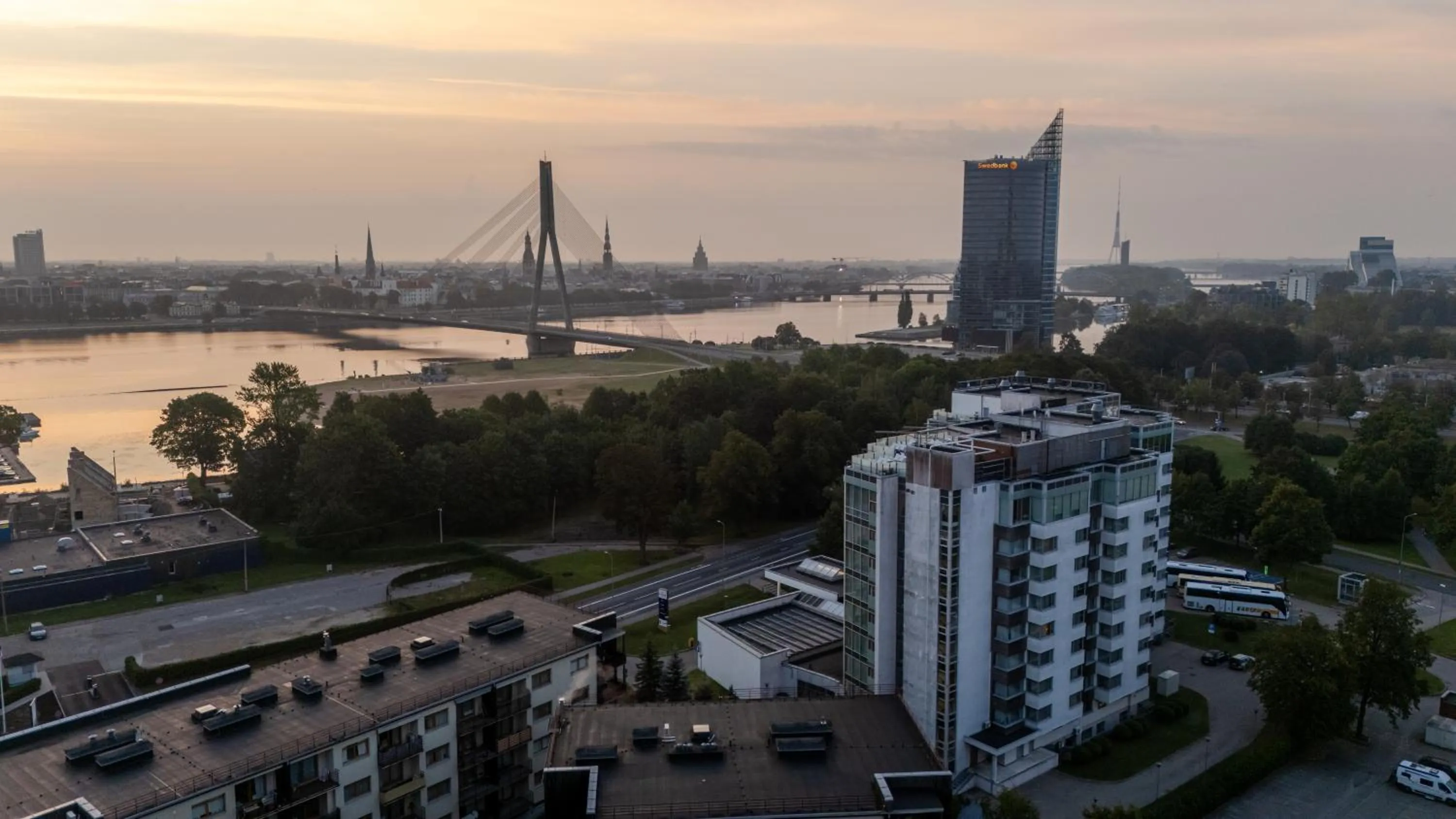 Property building in Riga Islande Hotel with FREE Parking