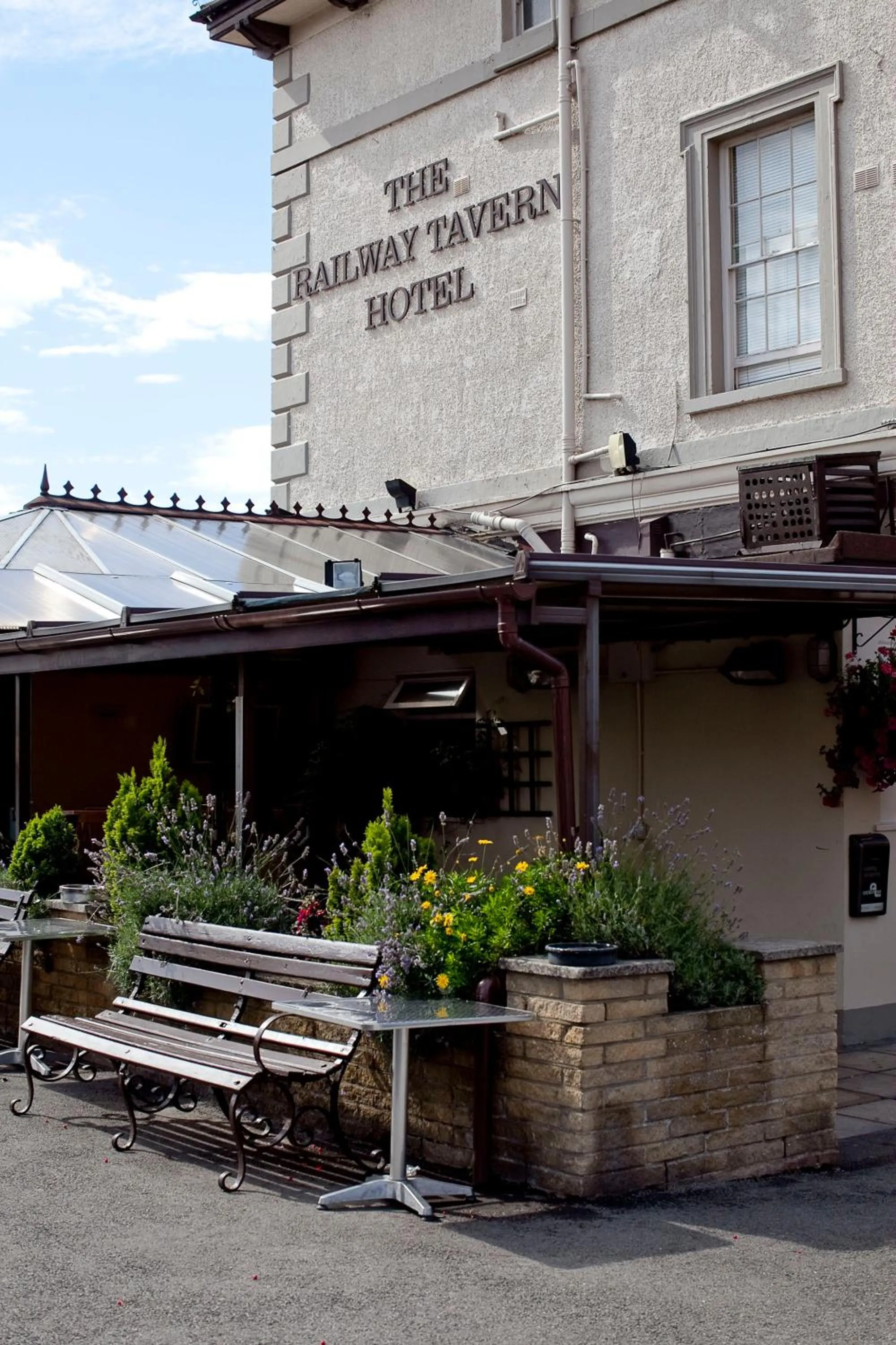 Garden in The Railway Tavern Hotel