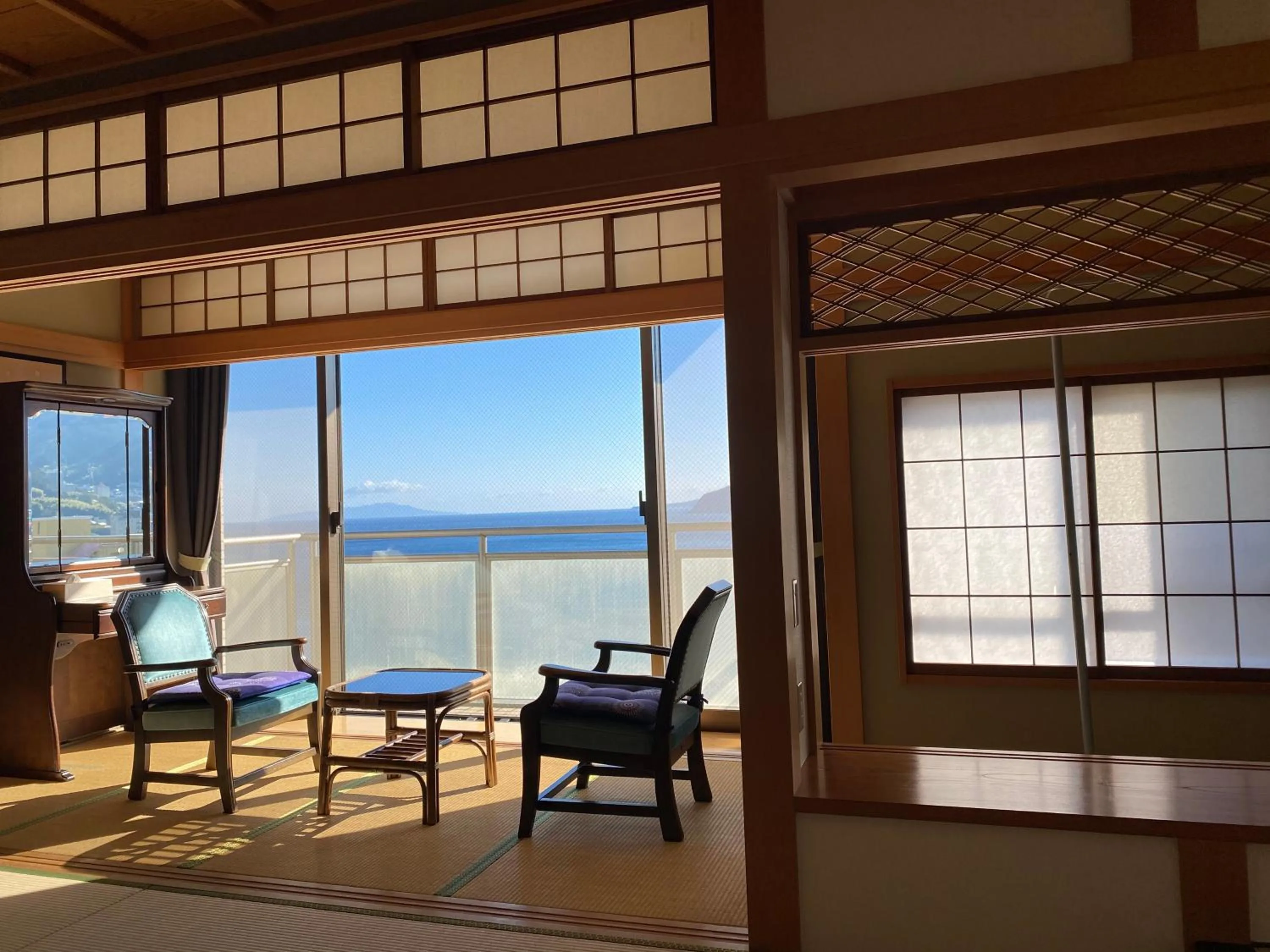 Sea view in Atami Onsen Guest House Megumi 5 minutes walk from Atami Station