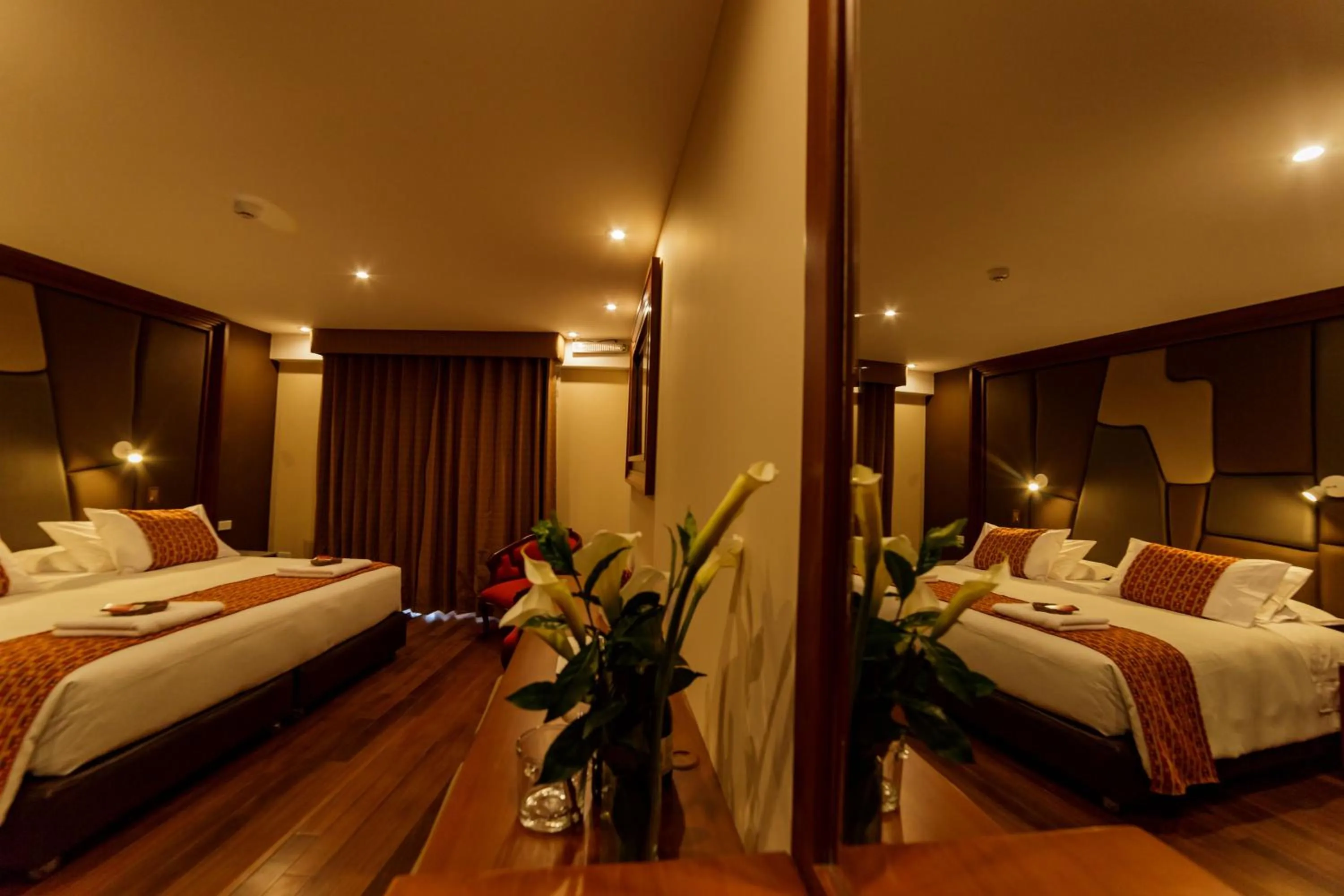 Bed in Yawar Inka Hotel