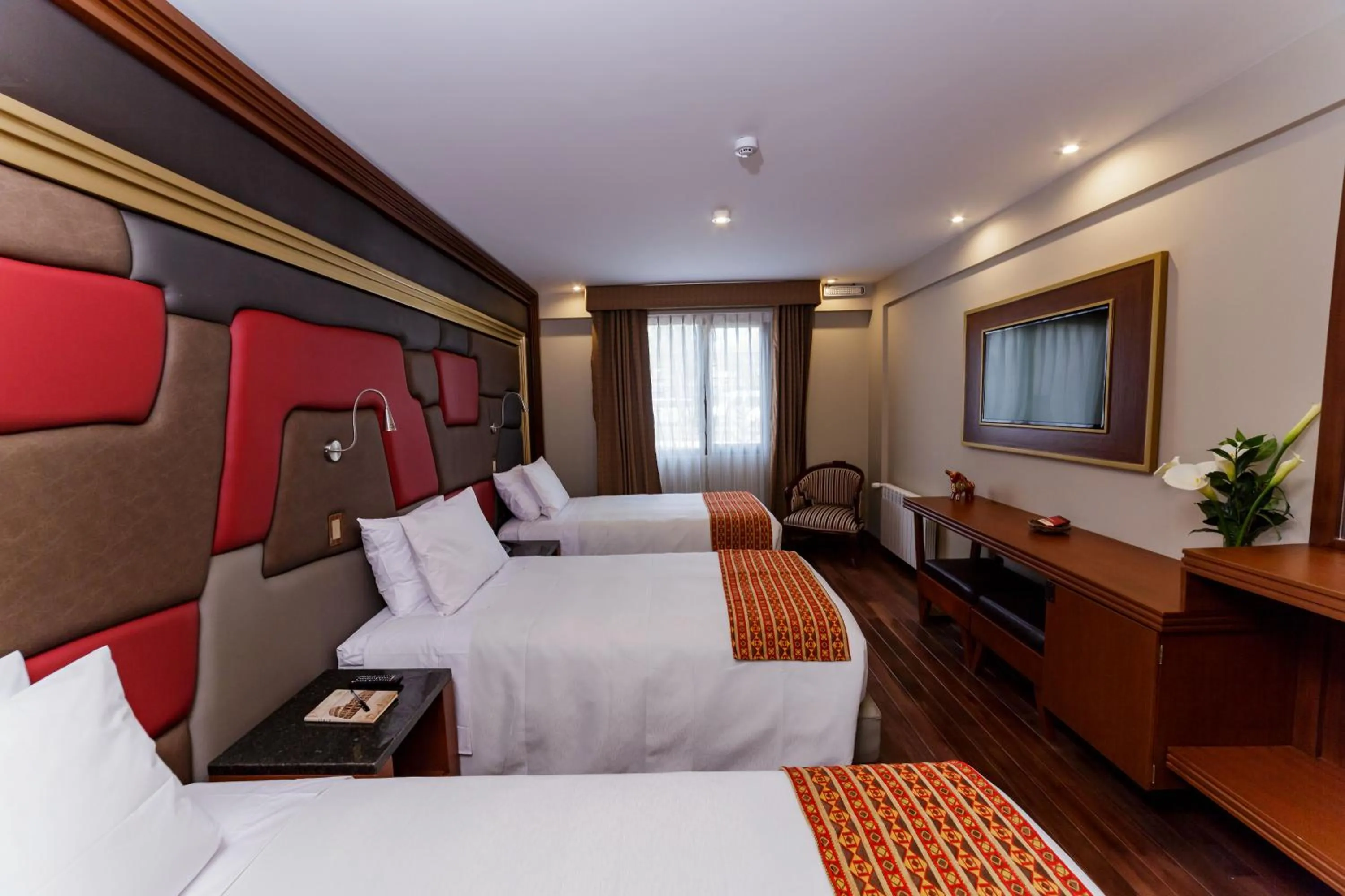 Bed in Yawar Inka Hotel