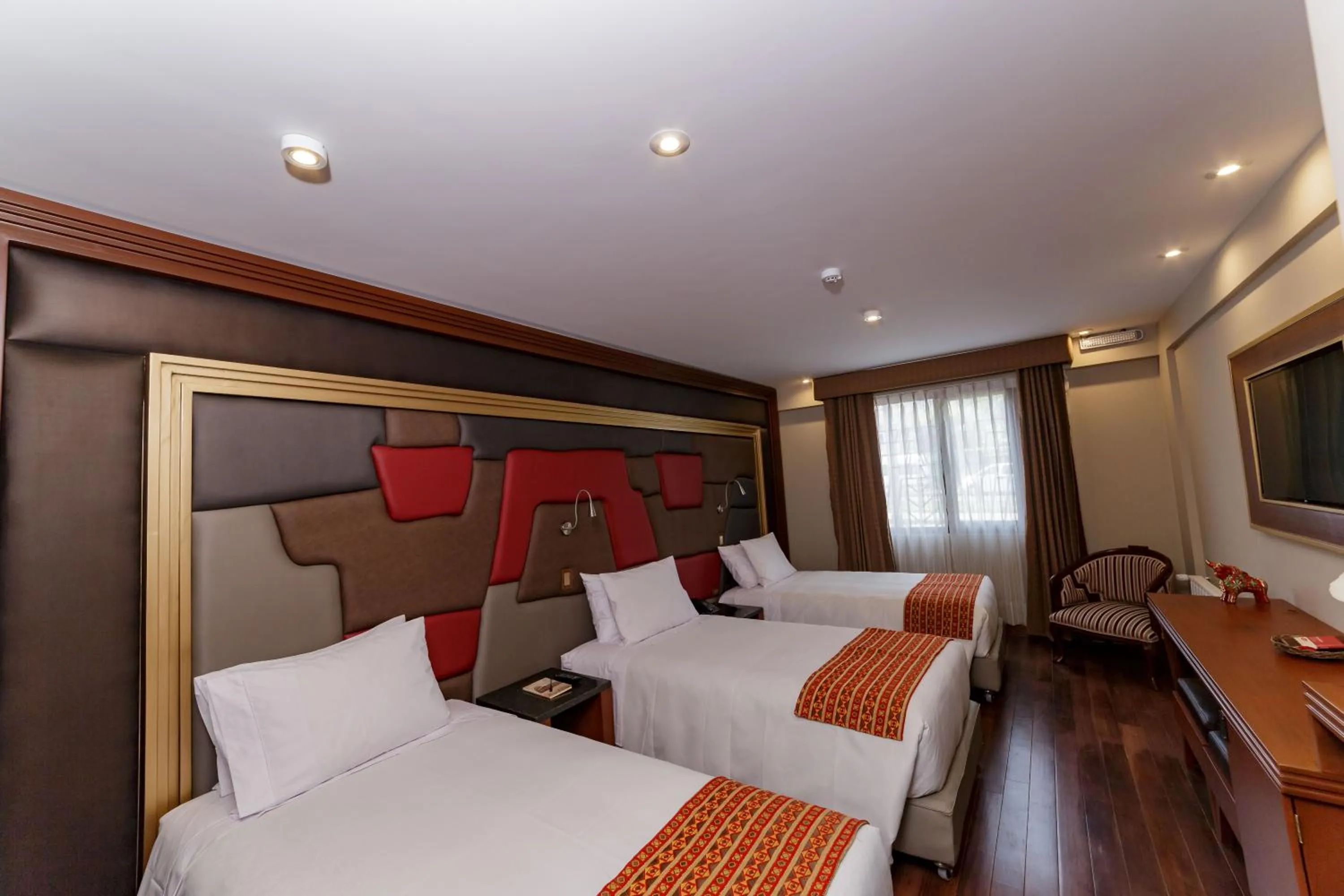 Bed in Yawar Inka Hotel