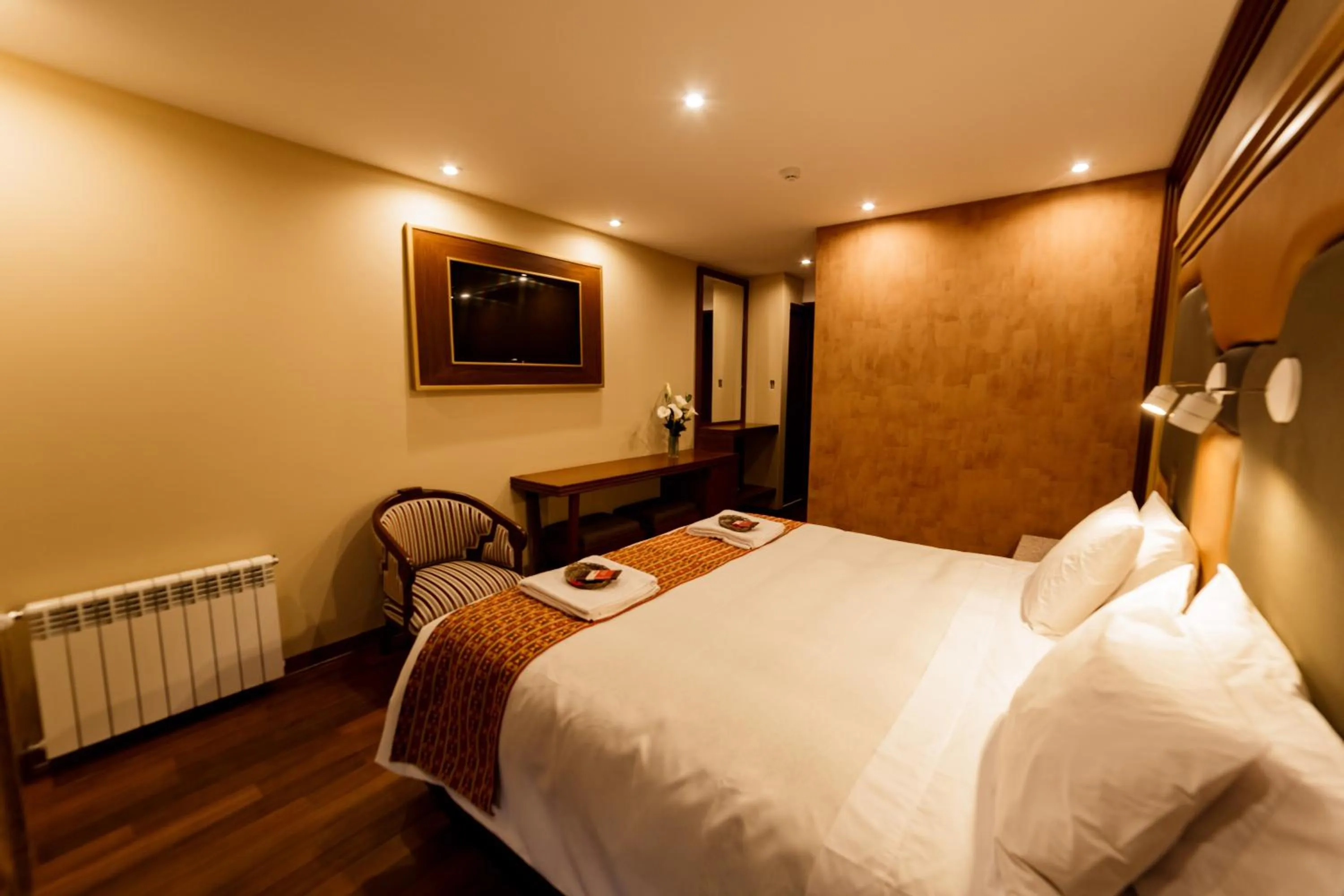 Bed in Yawar Inka Hotel