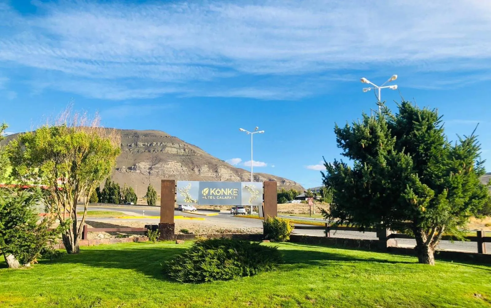 Garden view in Konke Calafate Hotel