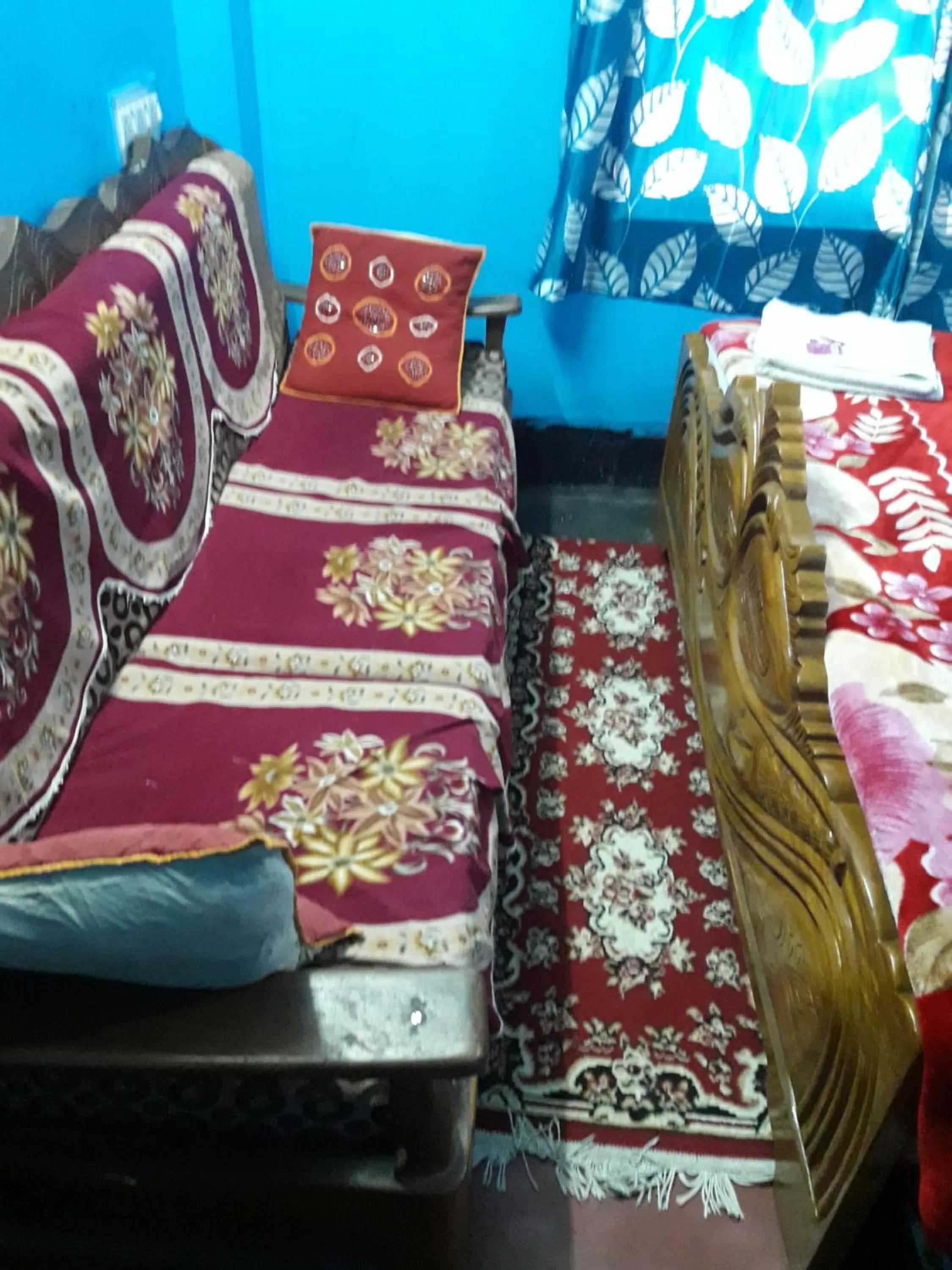 Bed in Kiran Guest House