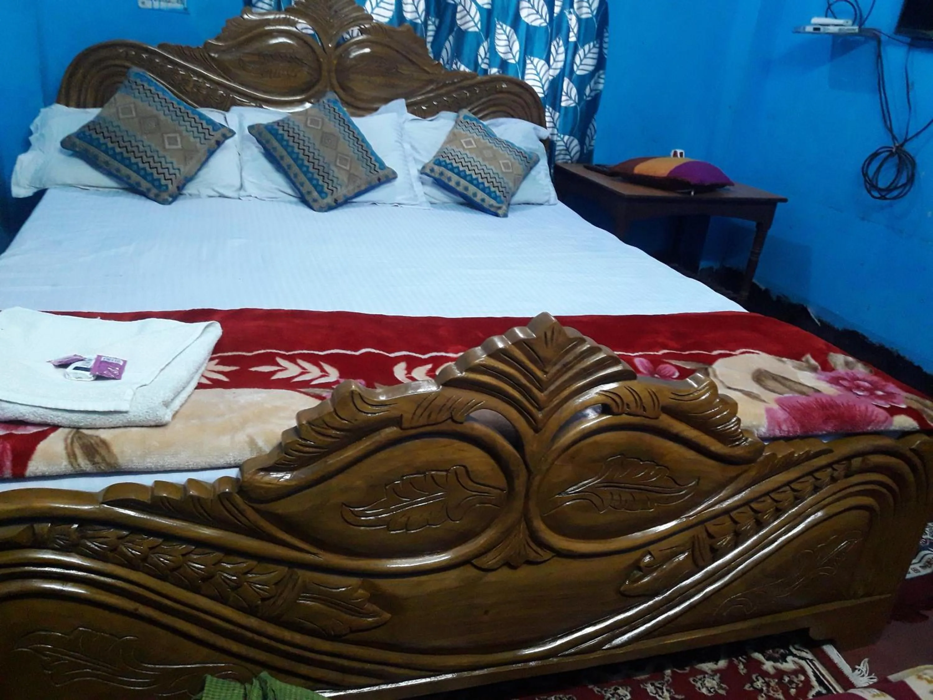 Bed in Kiran Guest House