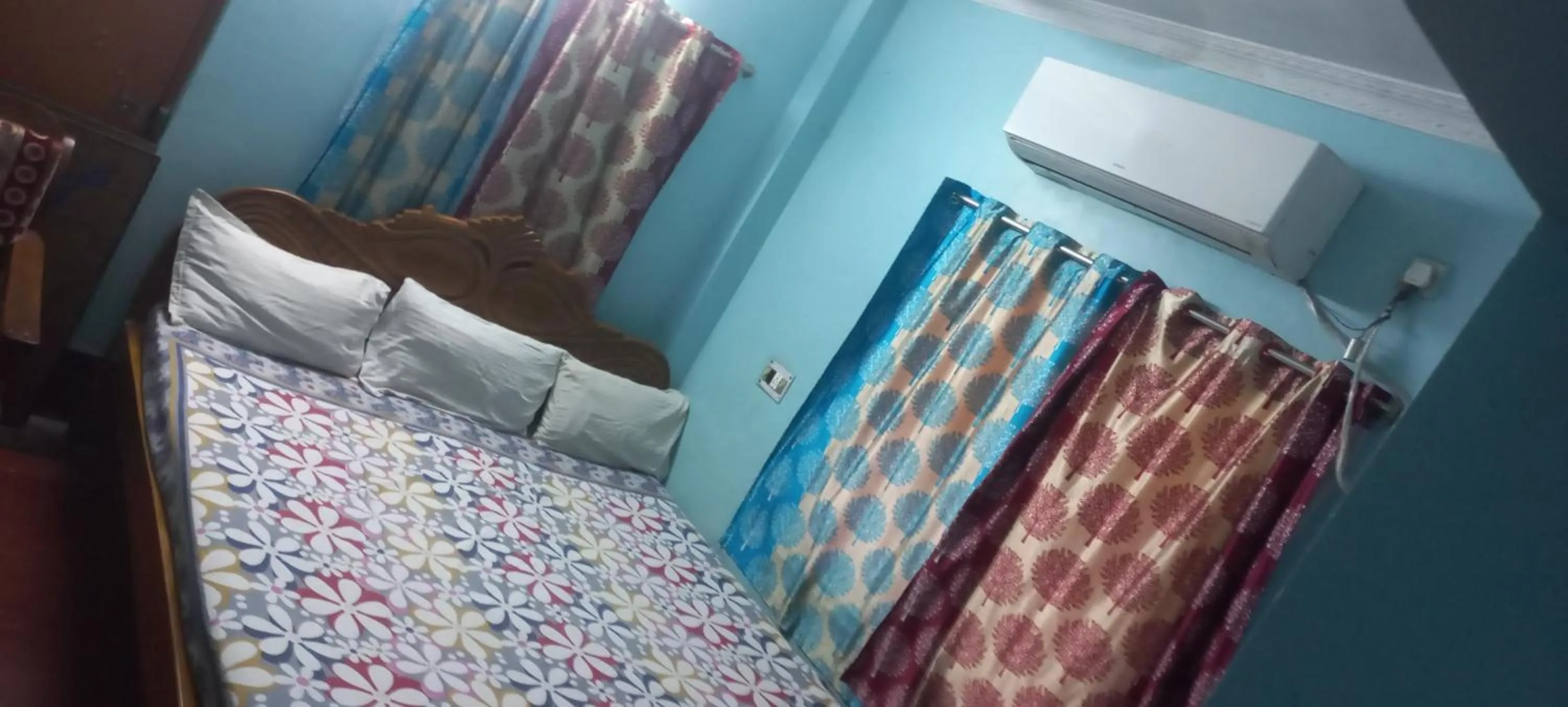 Bed in Kiran Guest House