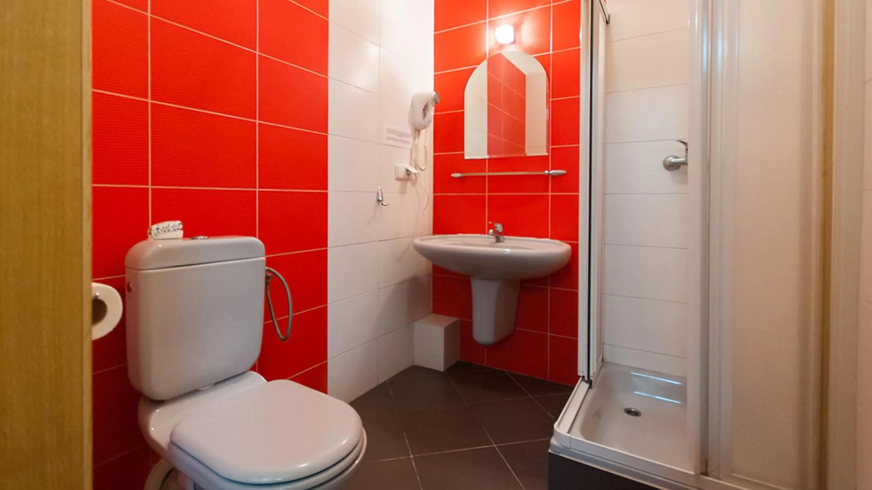 Shower in Helvetia Plus B&B - PRIVATE ROOMS and APARTMENTS