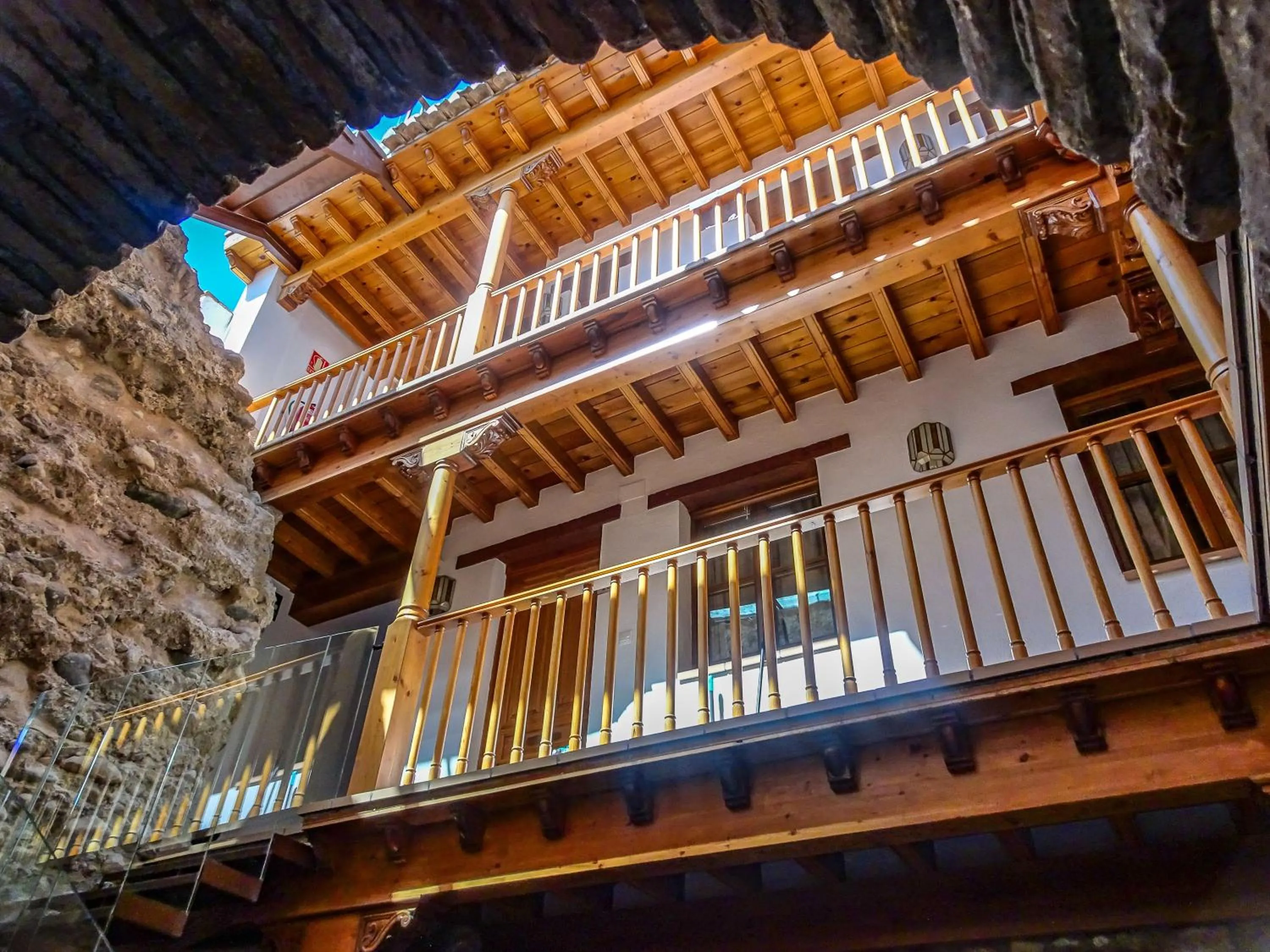 Patio in Apartamentos Alhambra