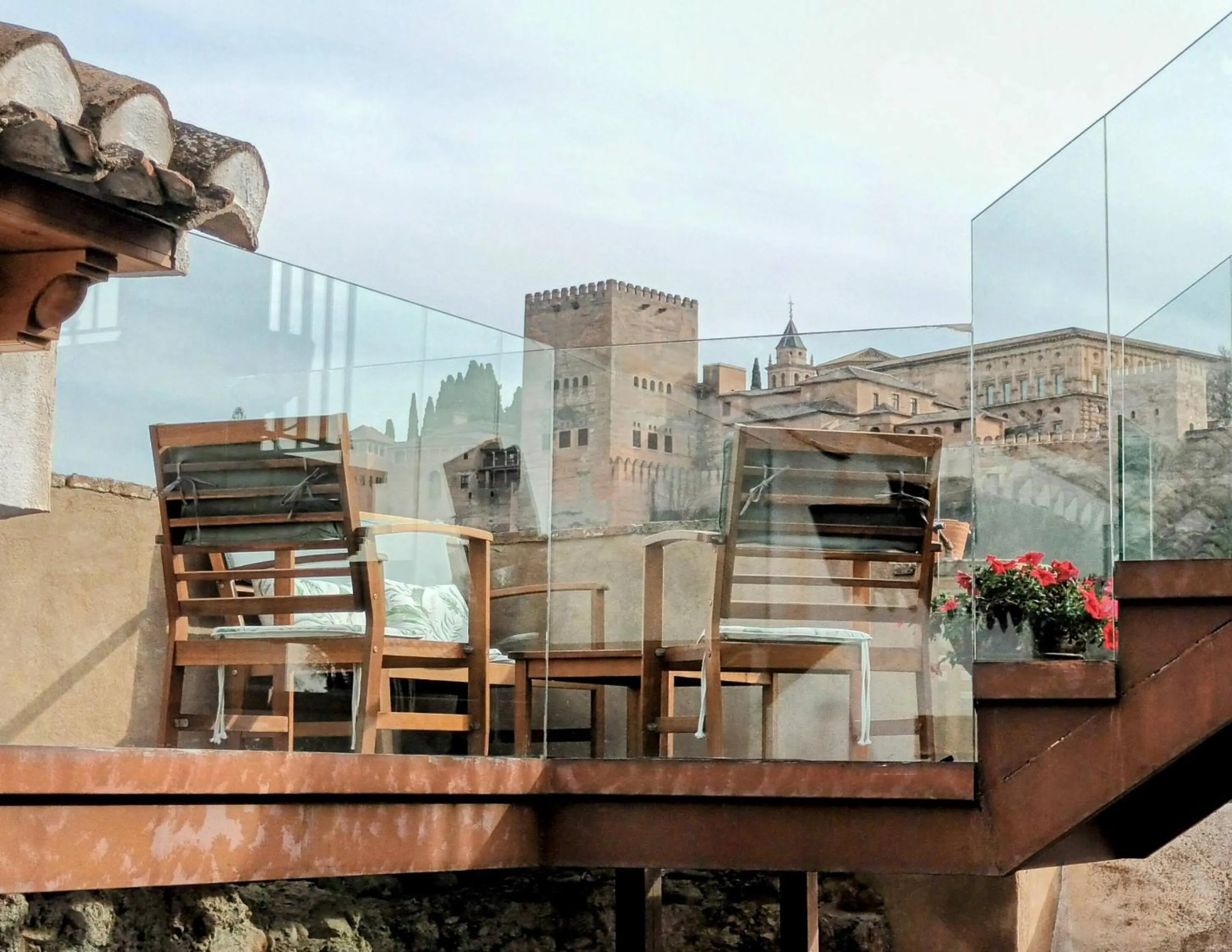Balcony/Terrace in Apartamentos Alhambra