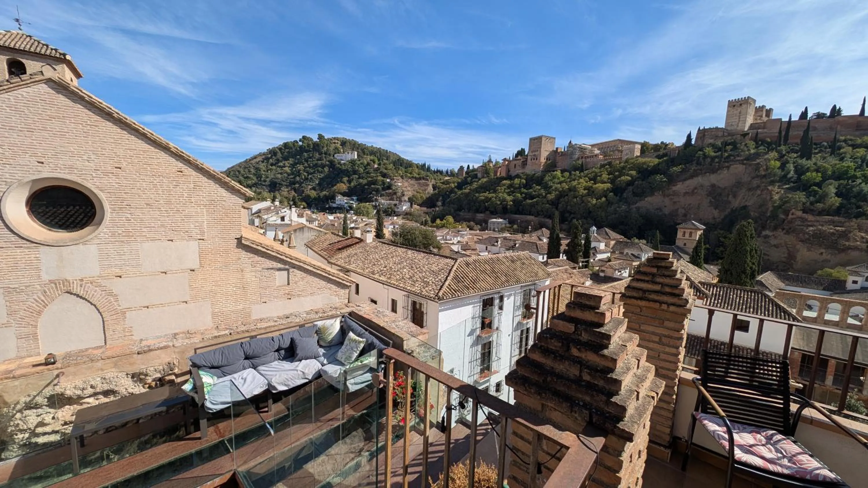 Balcony/Terrace in Apartamentos Alhambra