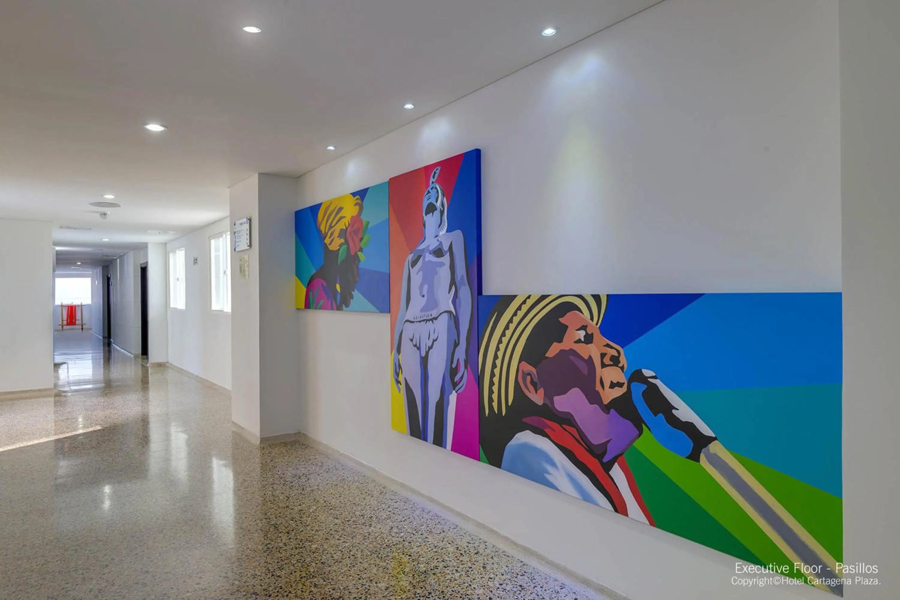 Photo of the whole room in Hotel Cartagena Plaza