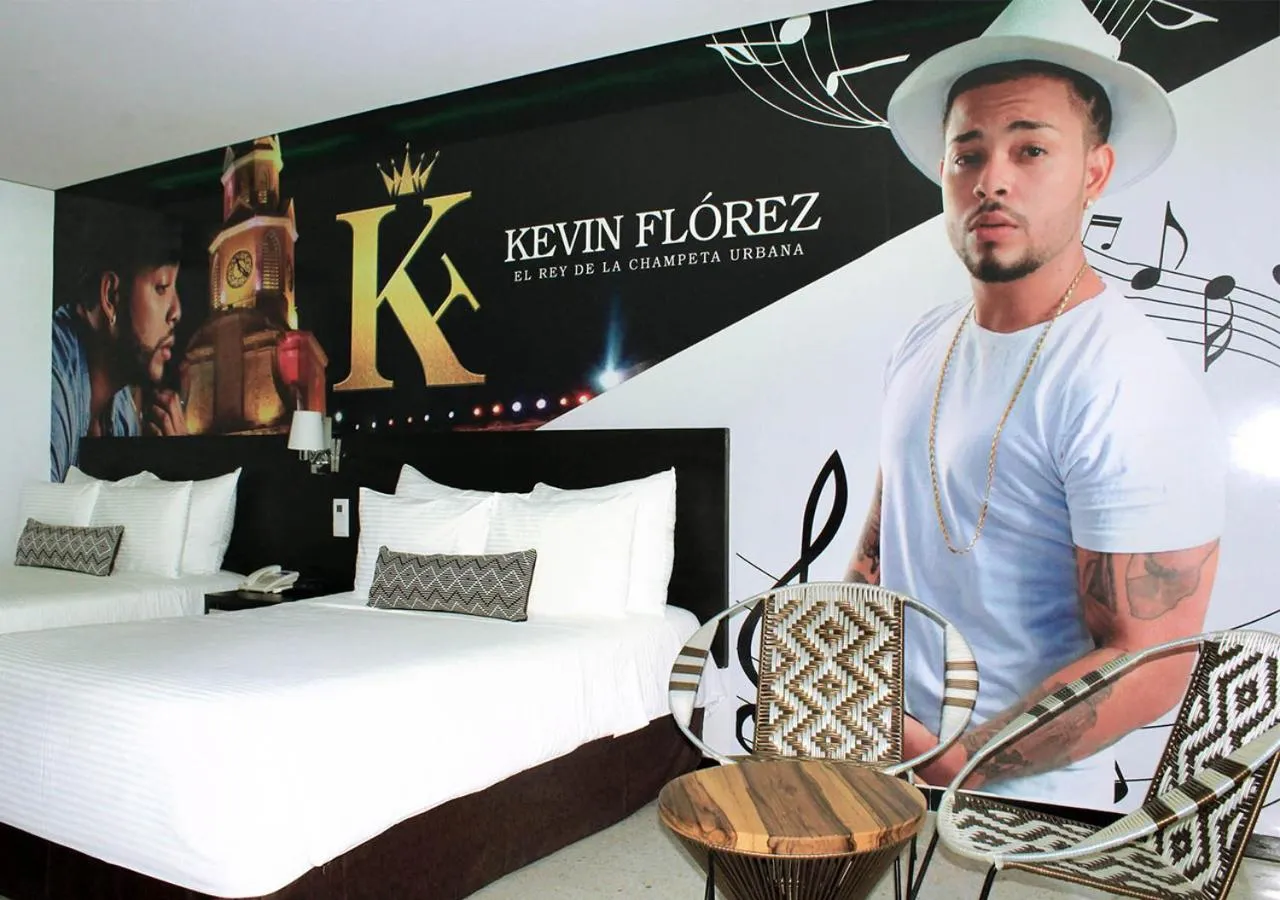 Photo of the whole room, Bed in Hotel Cartagena Plaza