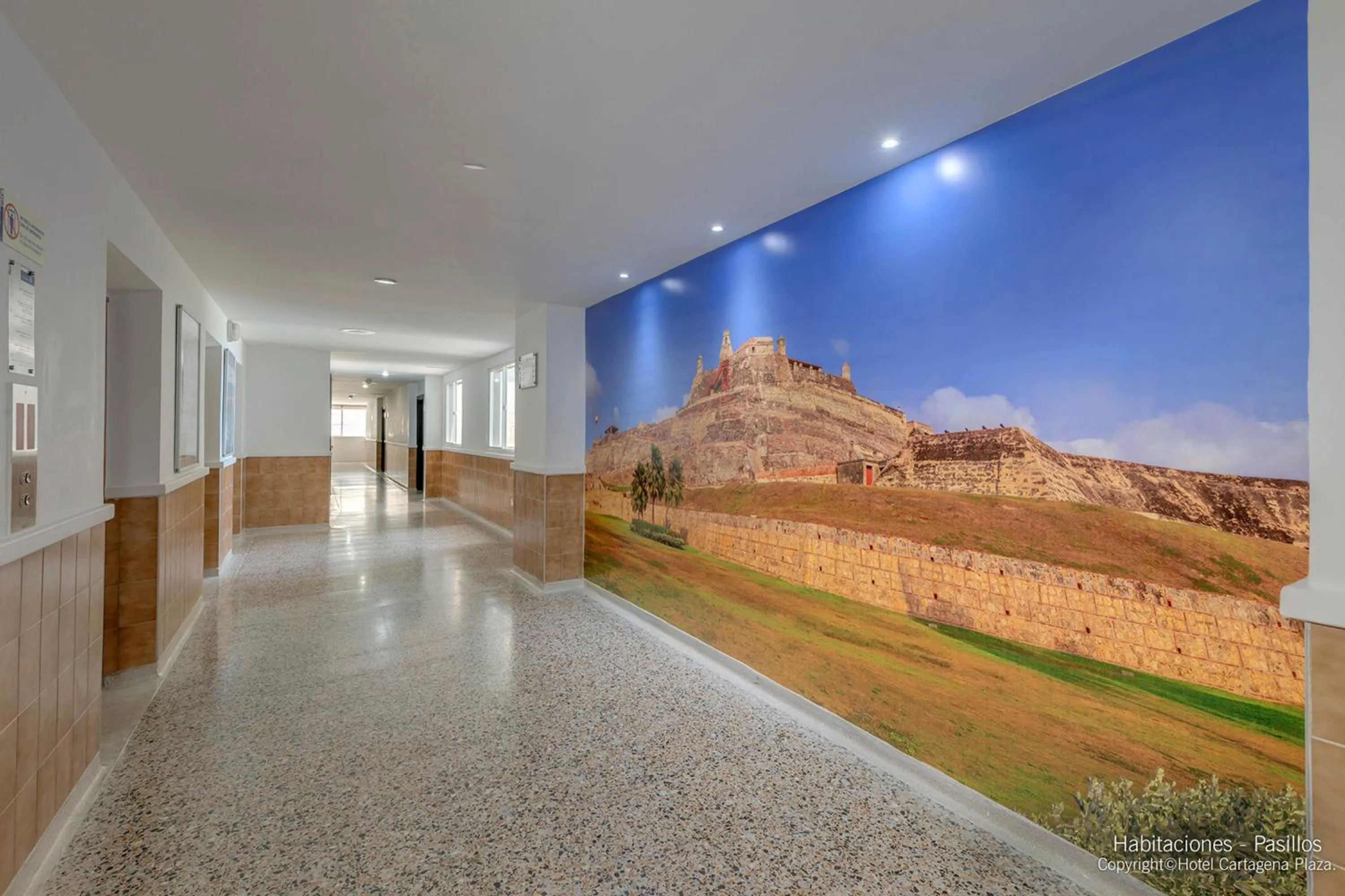 Decorative detail in Hotel Cartagena Plaza
