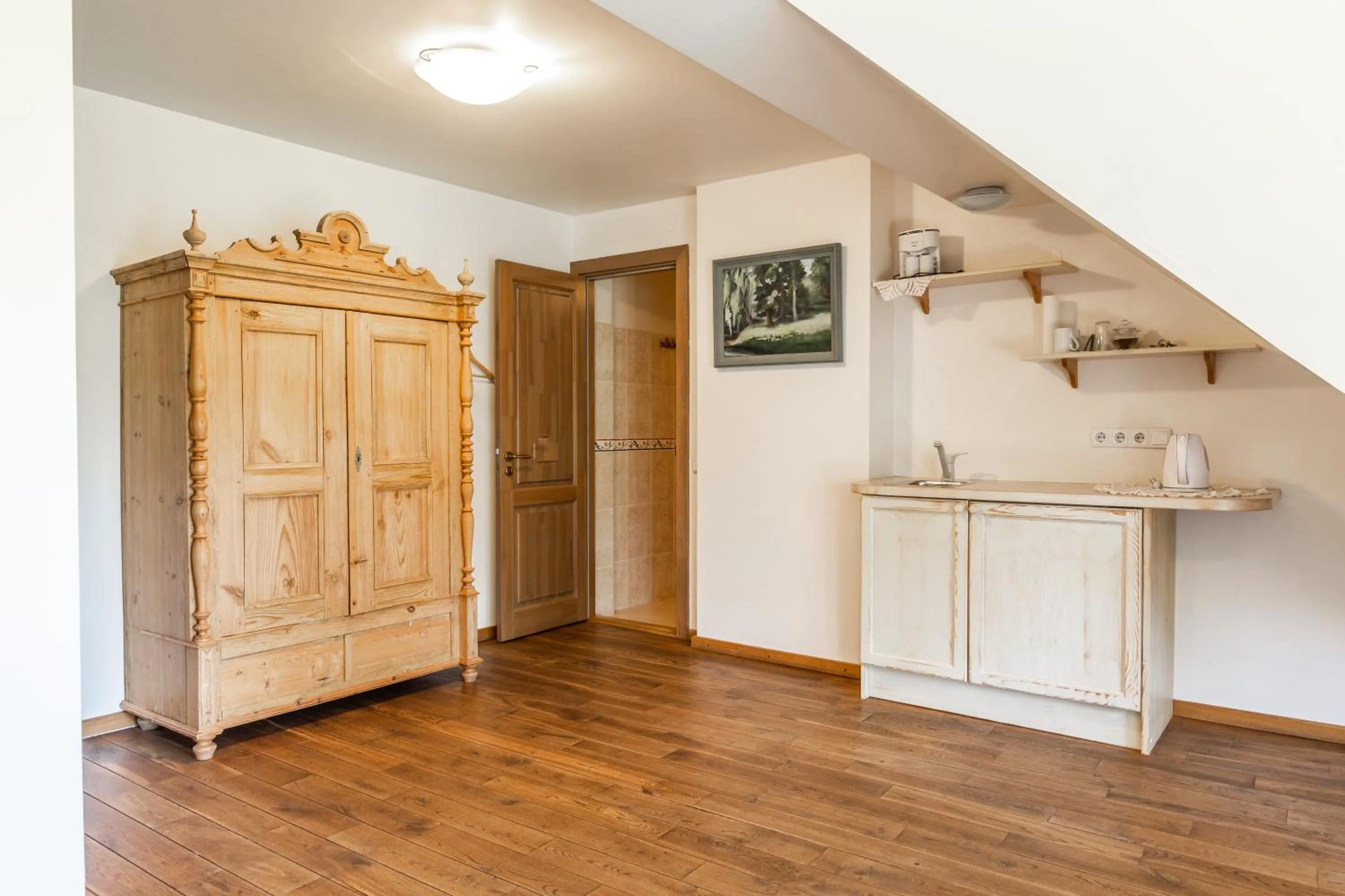 Coffee/tea facilities in Karlamuiza Country Hotel