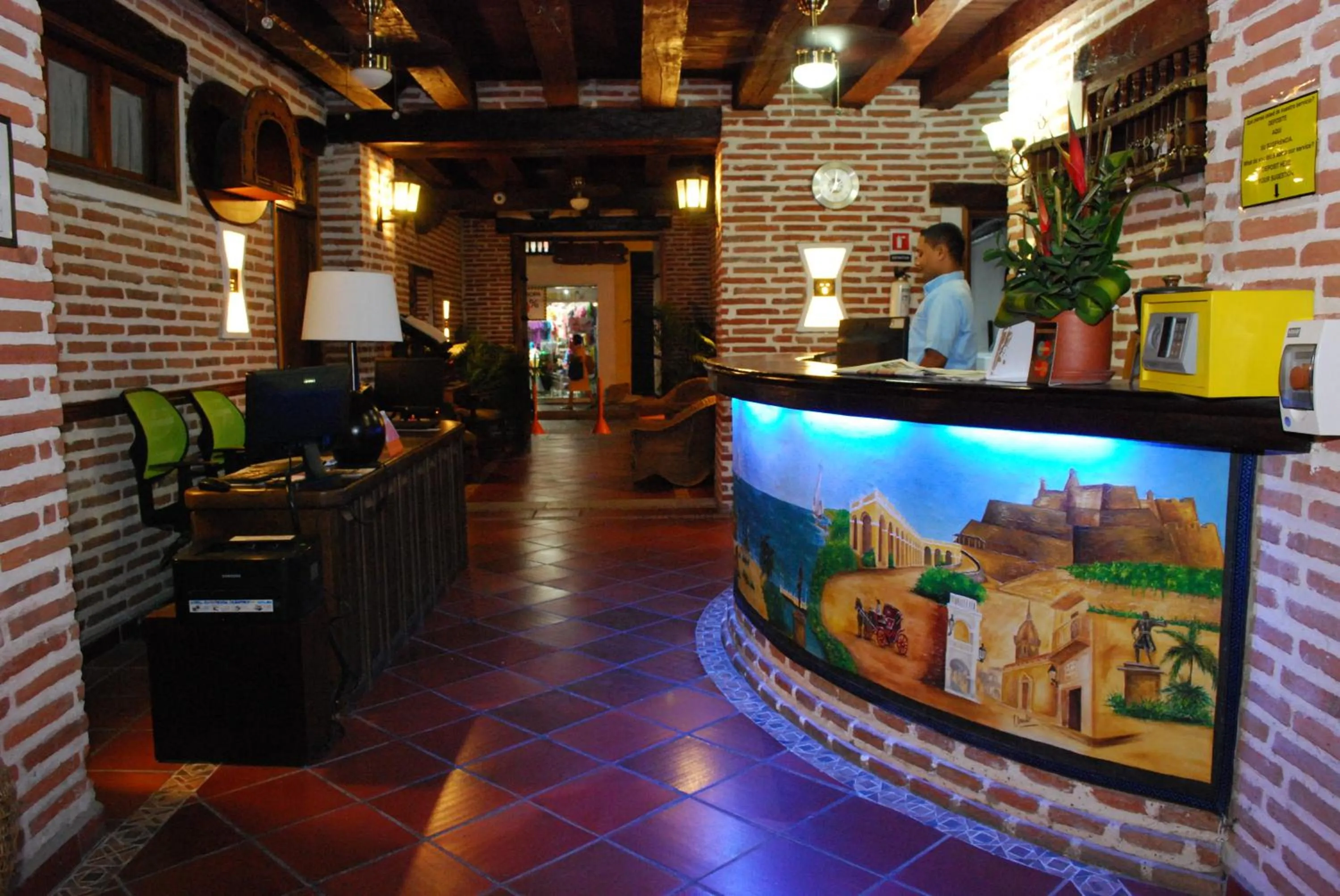 Lobby or reception in Hotel Don Pedro De Heredia