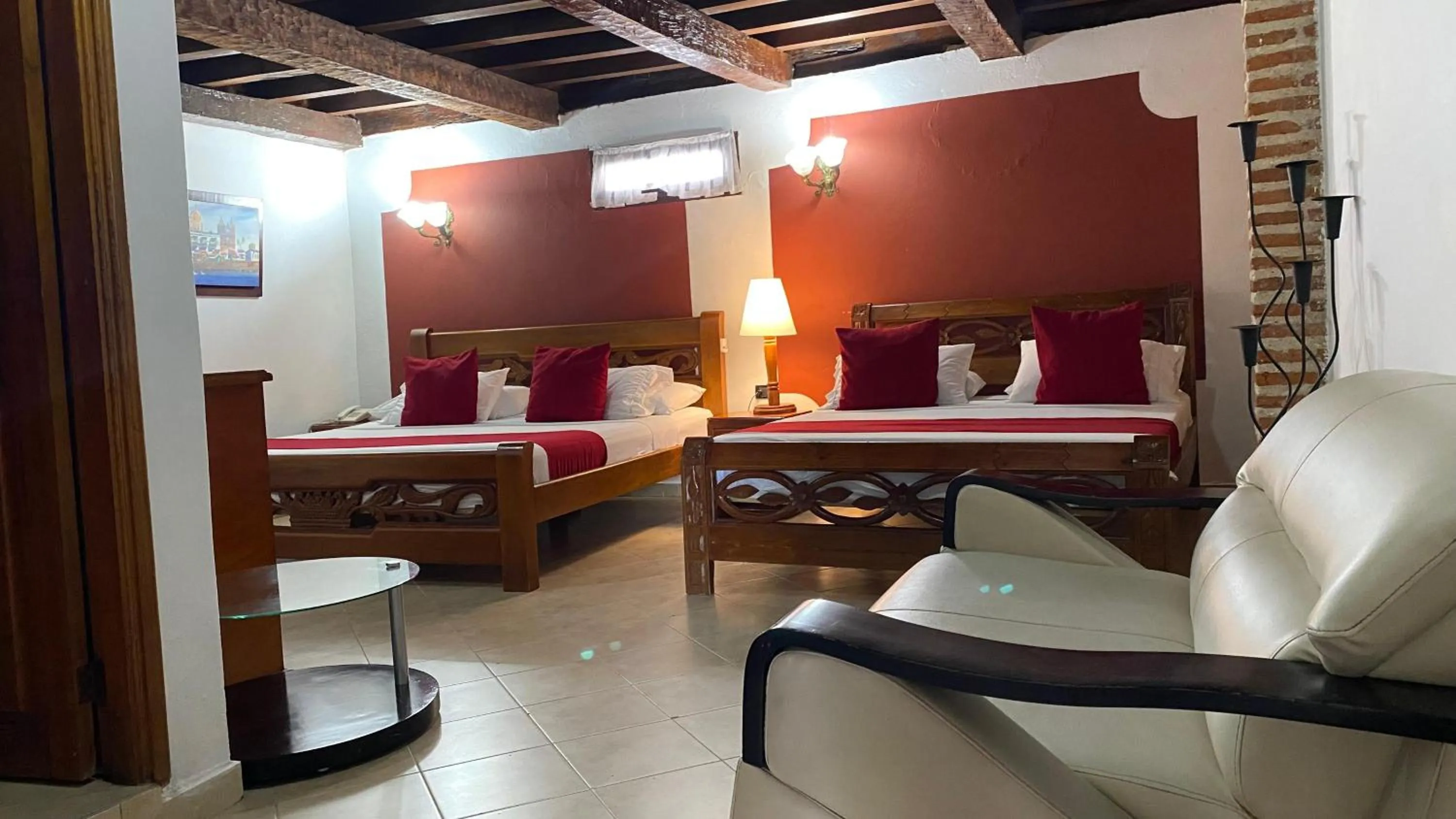 Bed in Hotel Don Pedro De Heredia