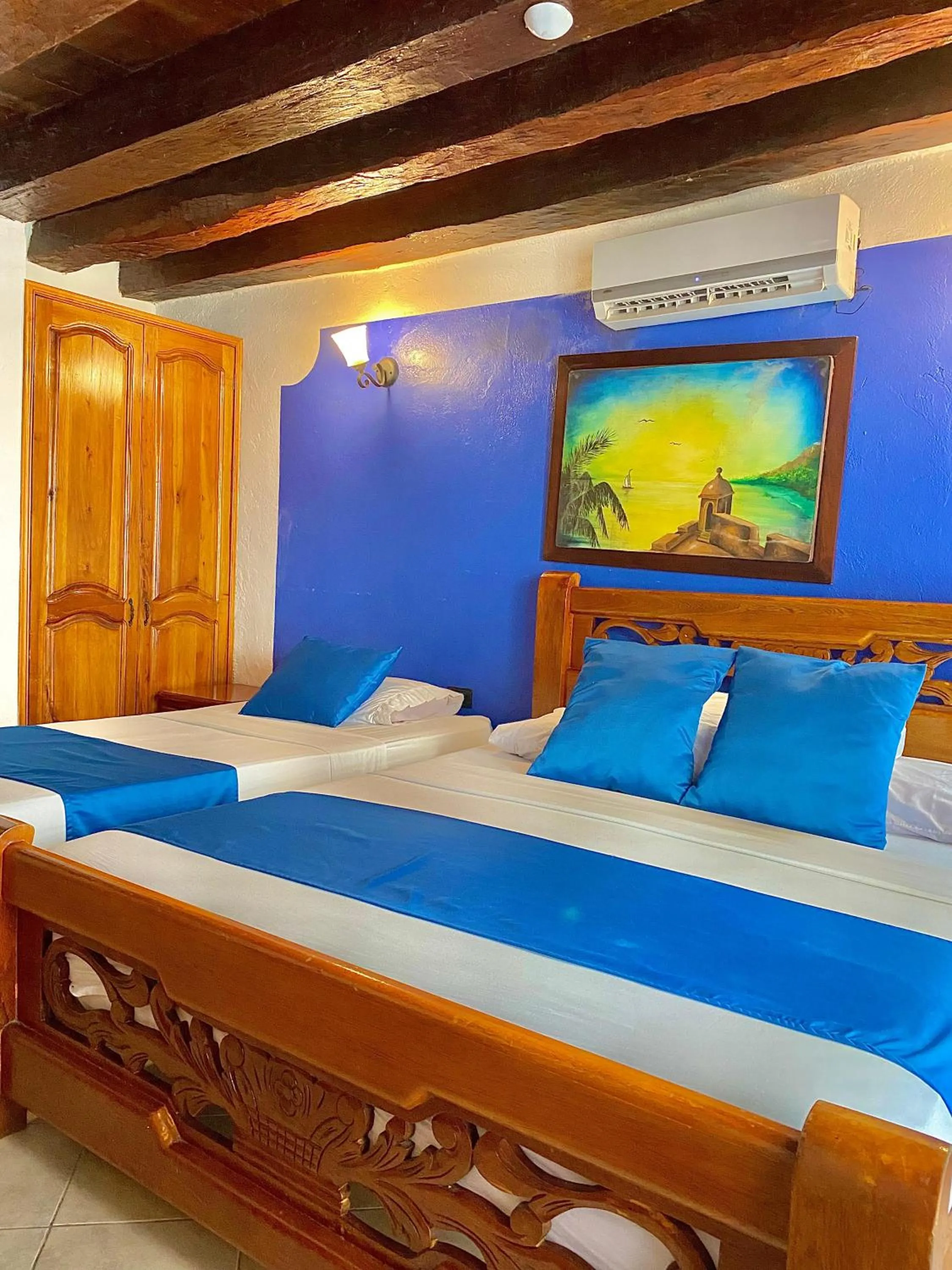 Bed in Hotel Don Pedro De Heredia