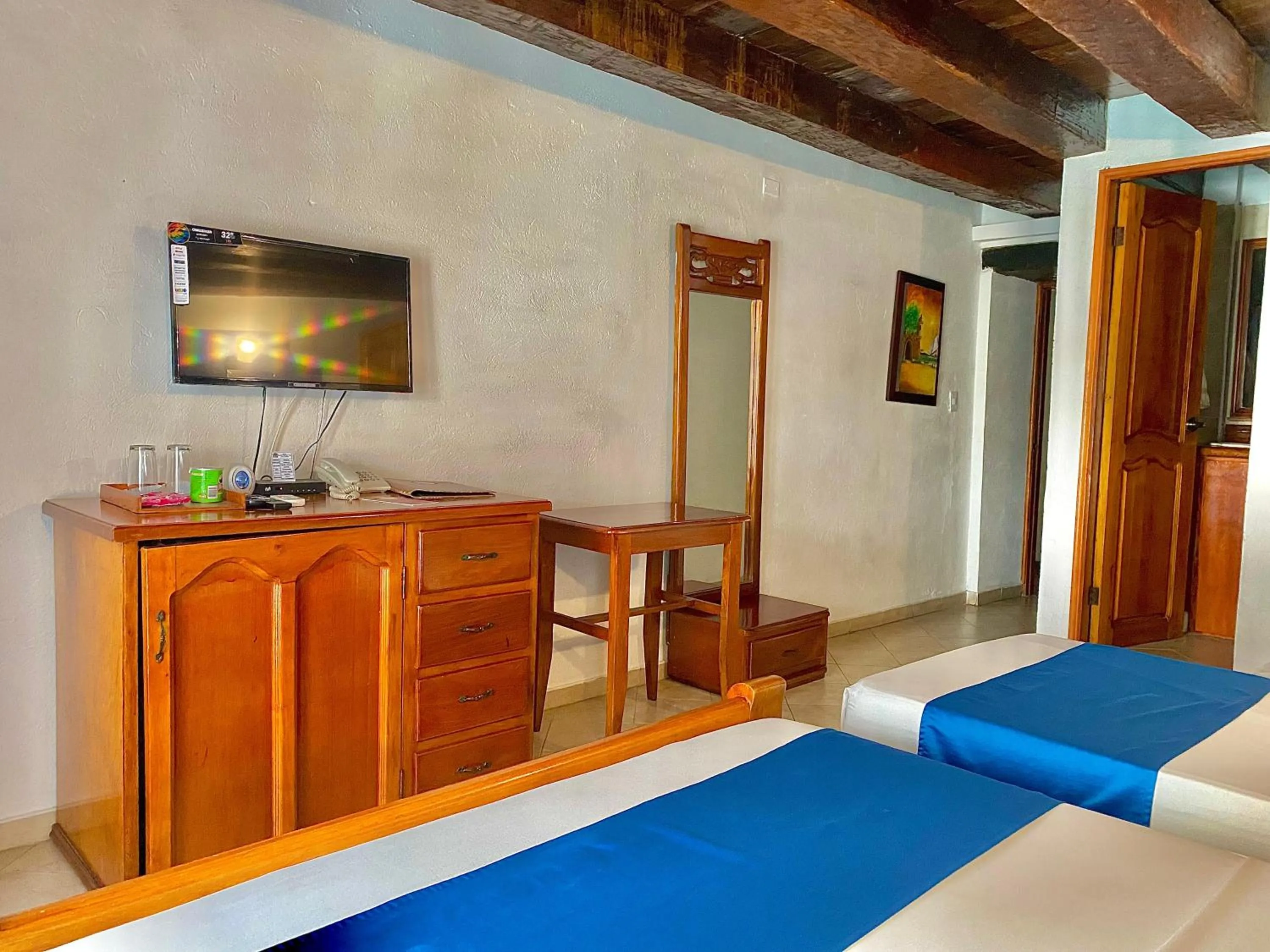 Bed in Hotel Don Pedro De Heredia