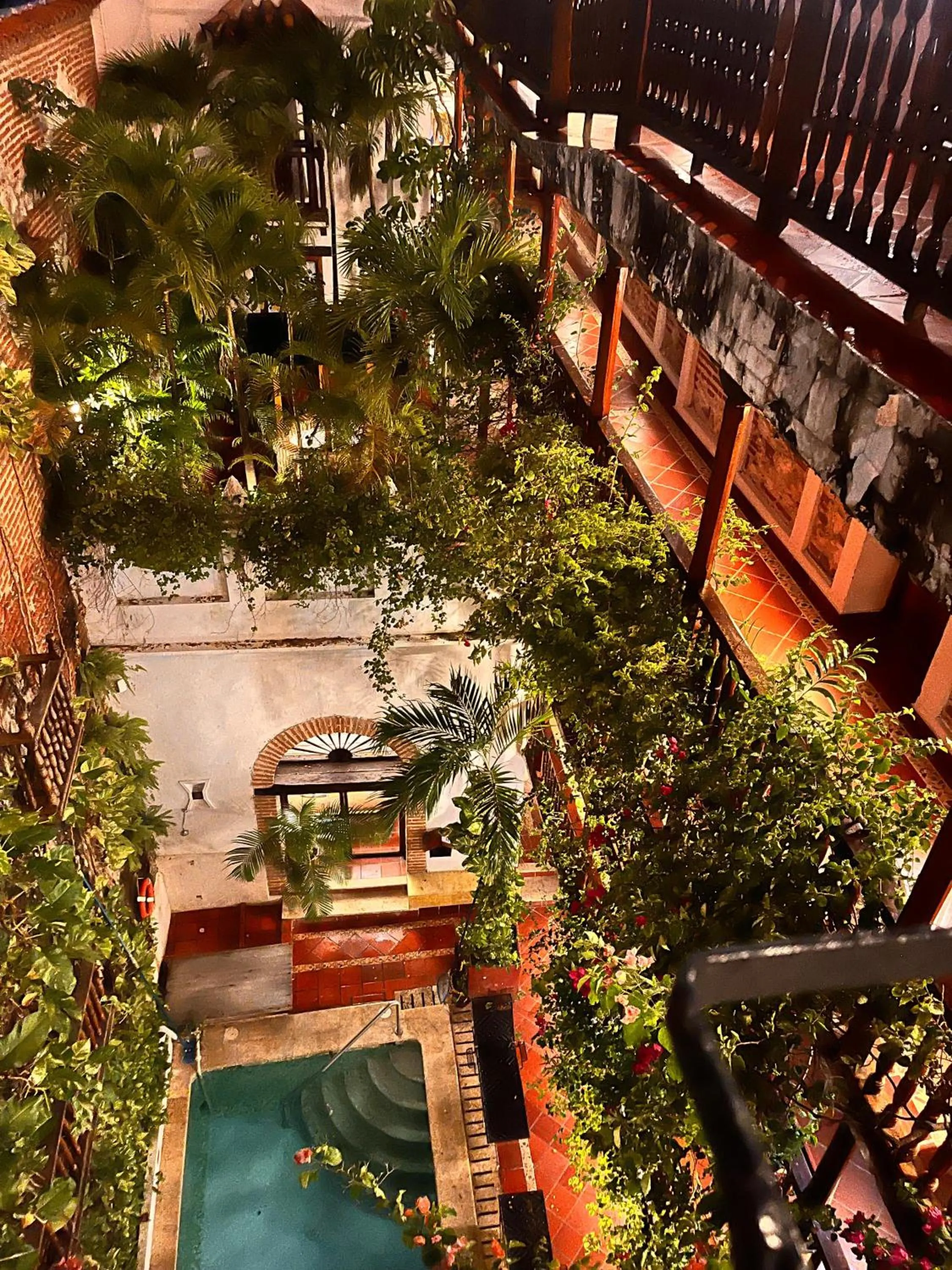 Pool view in Hotel Don Pedro De Heredia