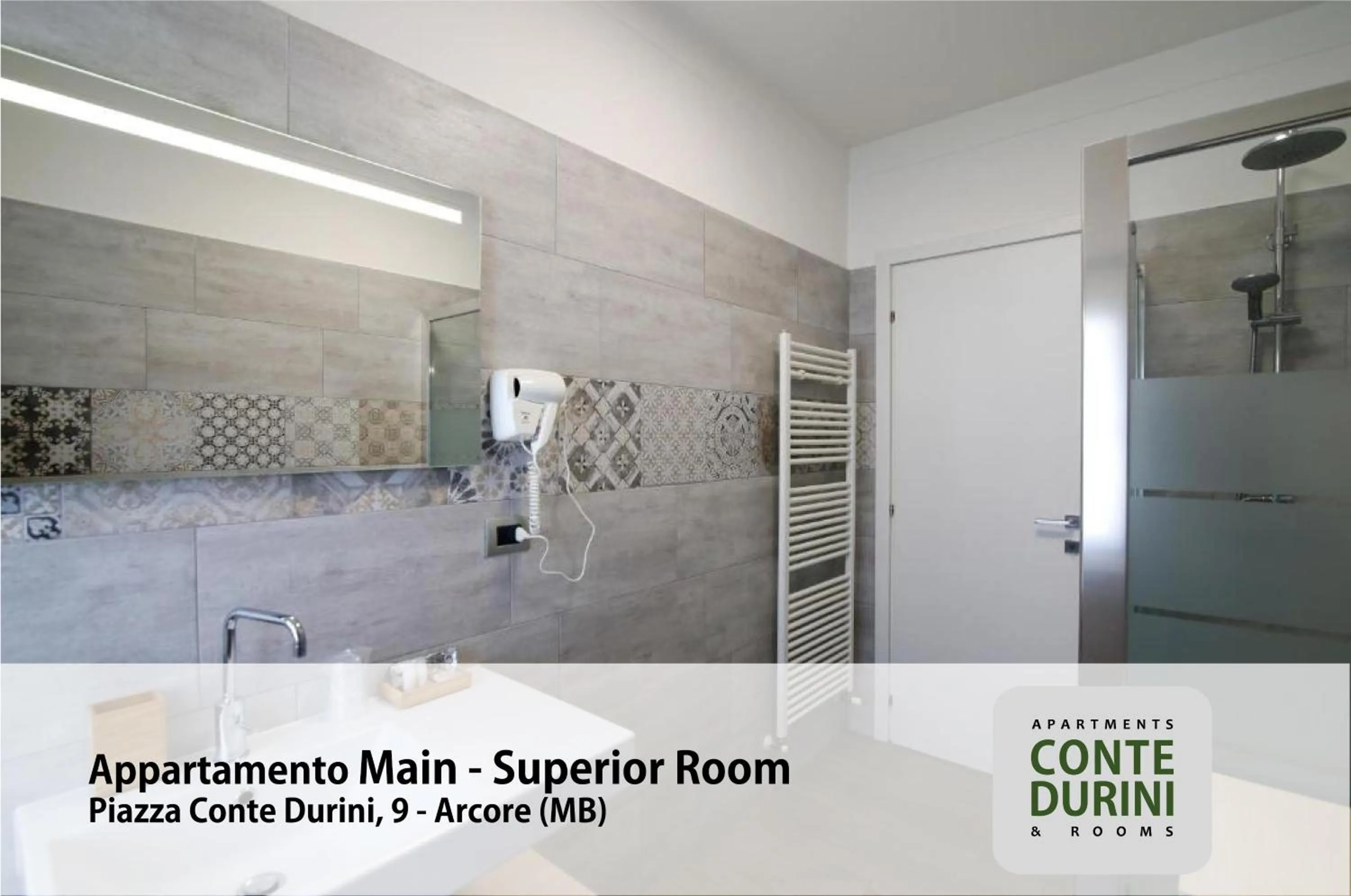 Bathroom in Conte Durini Apartments & Rooms