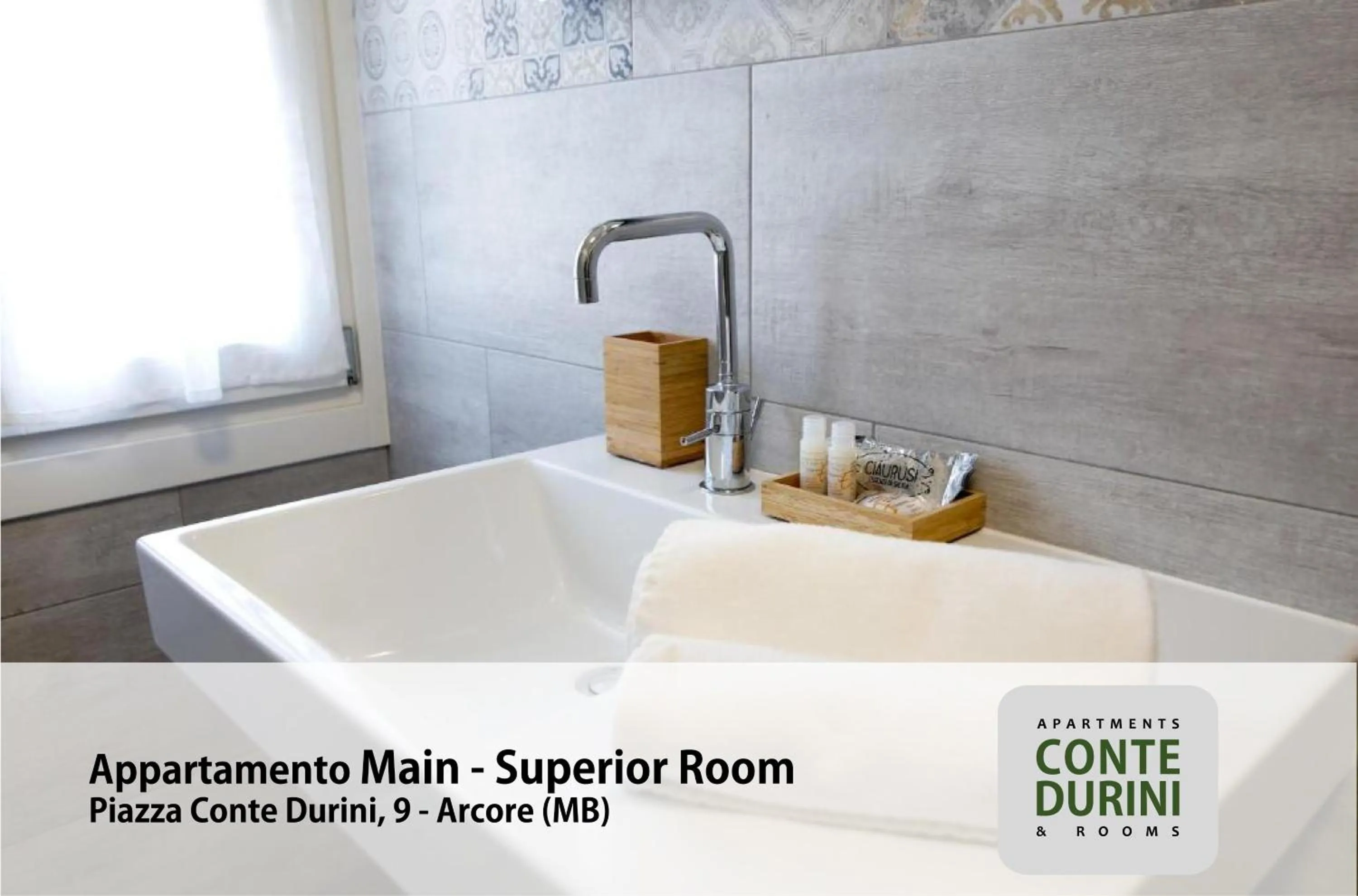 Bathroom in Conte Durini Apartments & Rooms